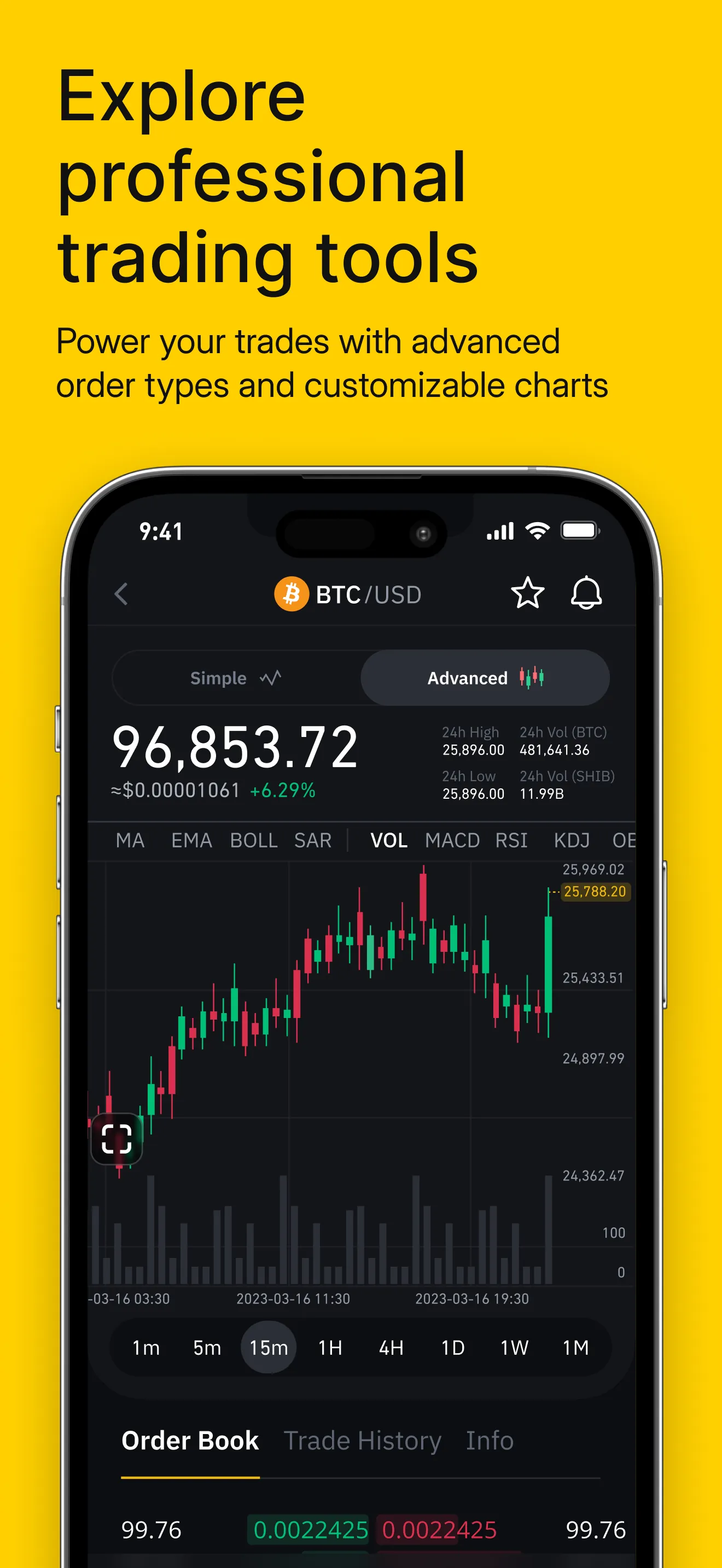 Binance.US: Buy Bitcoin & ETH iphone screenshot 5