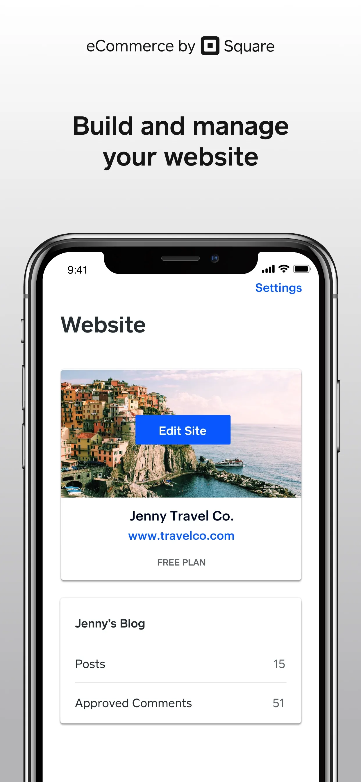 Weebly by Square iphone screenshot 2