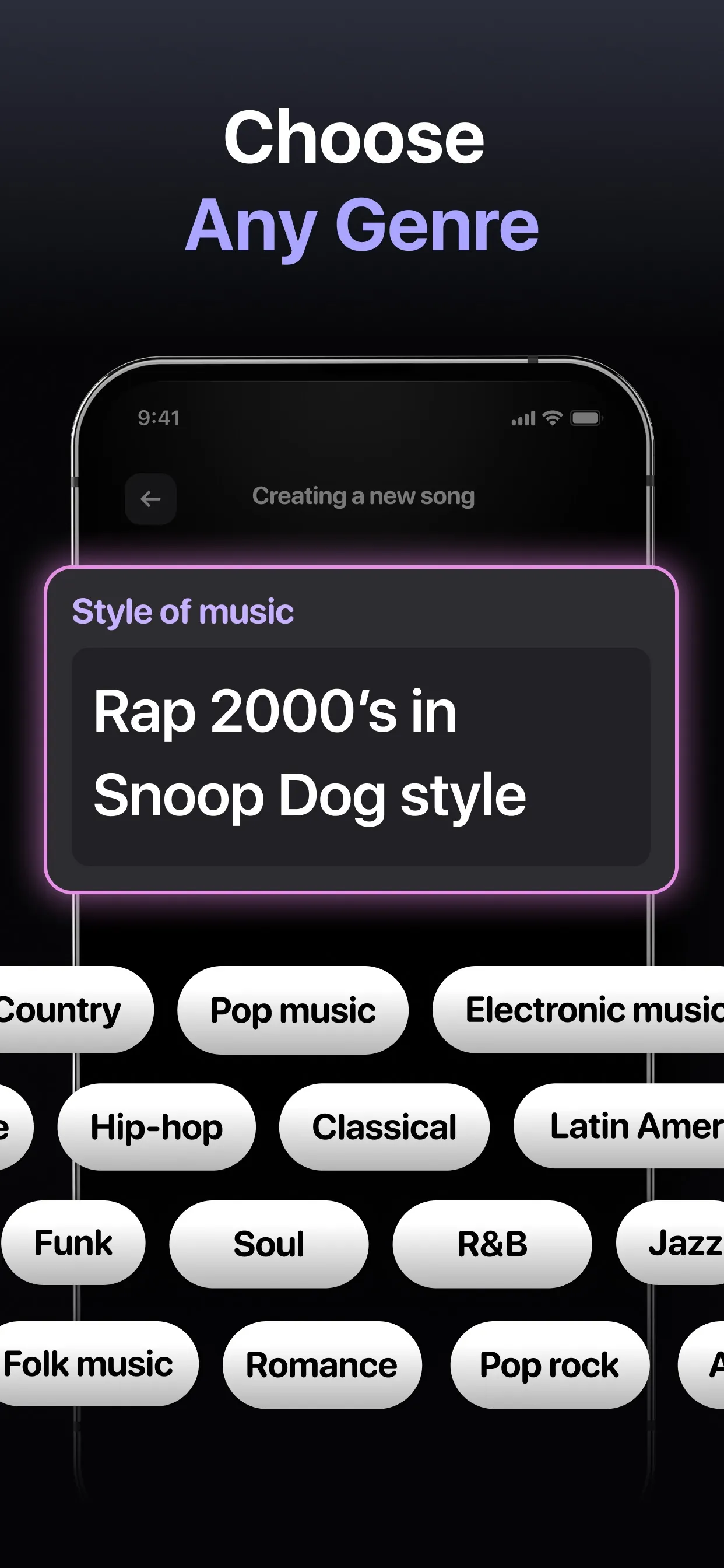 AI Song Music Generator: Musio iphone screenshot 3