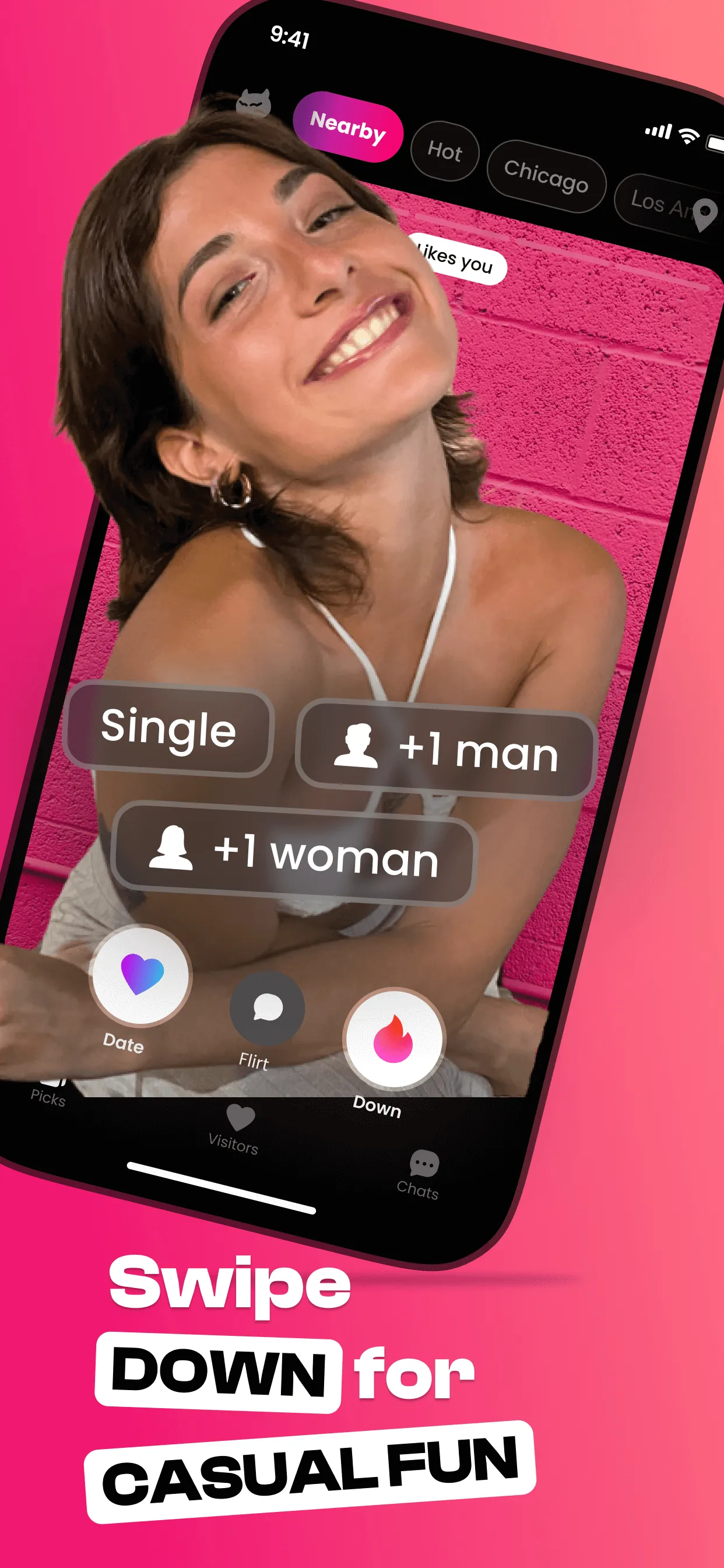 DOWN: The Casual Dating App iphone screenshot 4
