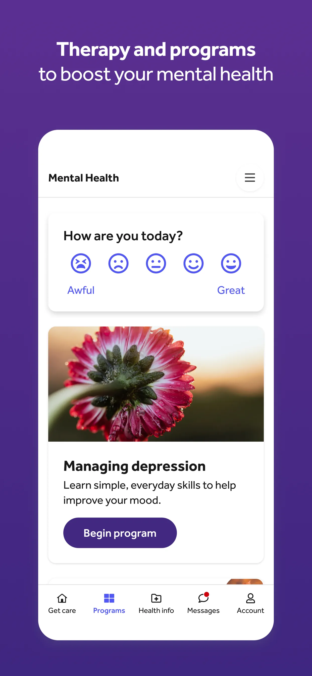Teladoc Health iphone screenshot 3