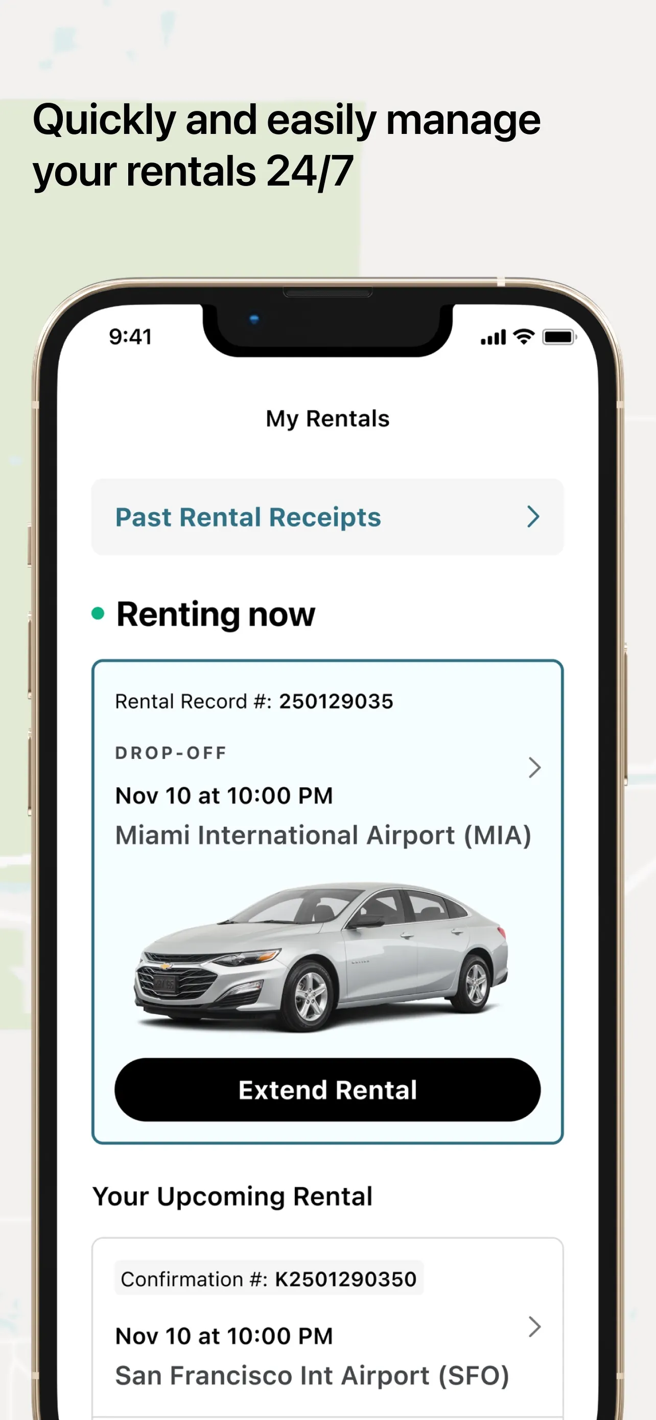 Hertz Rental Car, EV, SUV, Van iphone screenshot 3