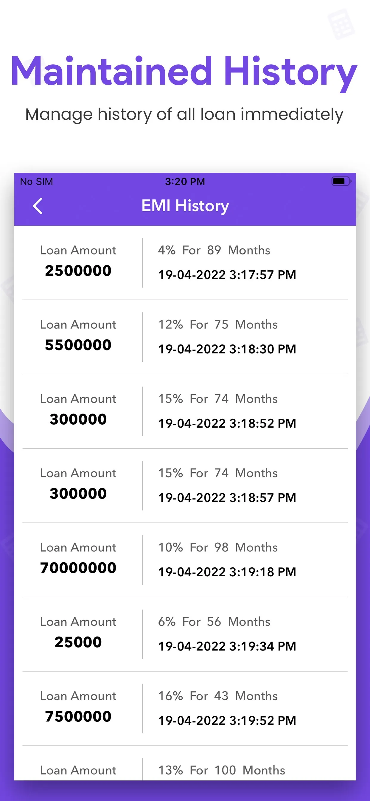 EMI Calculator - Loan app iphone screenshot 6