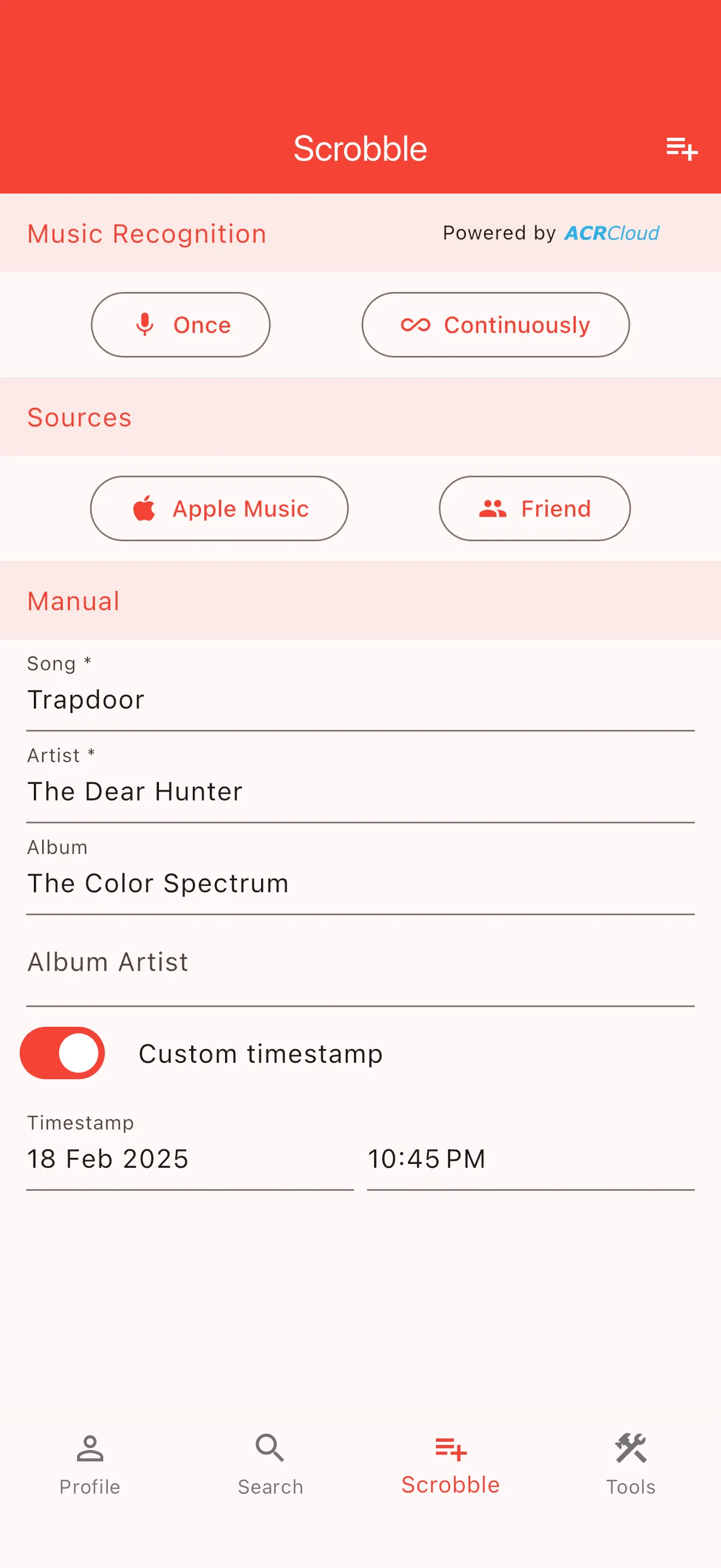 Finale for Last.fm iphone screenshot 3