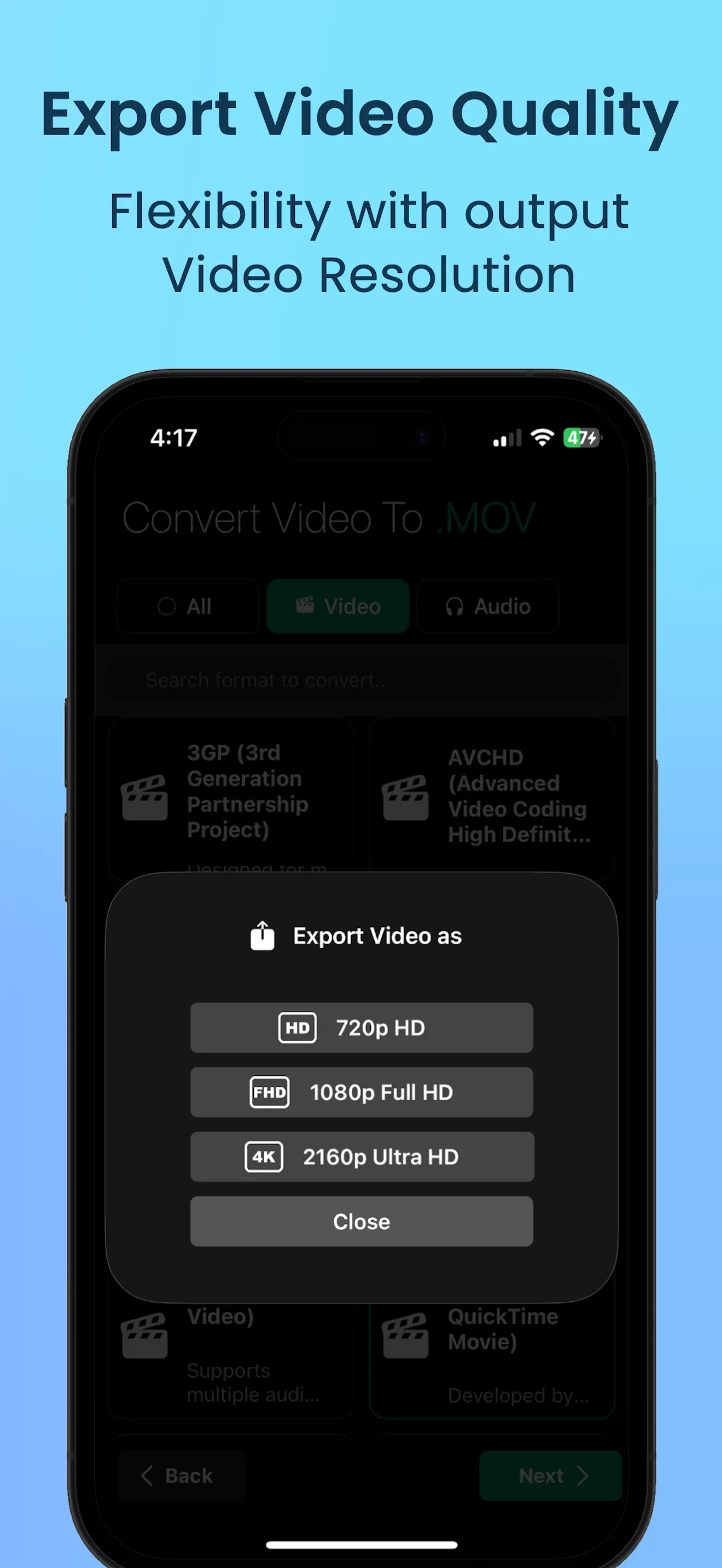 Video Converter - 4K MP4 MP3 iphone screenshot 6