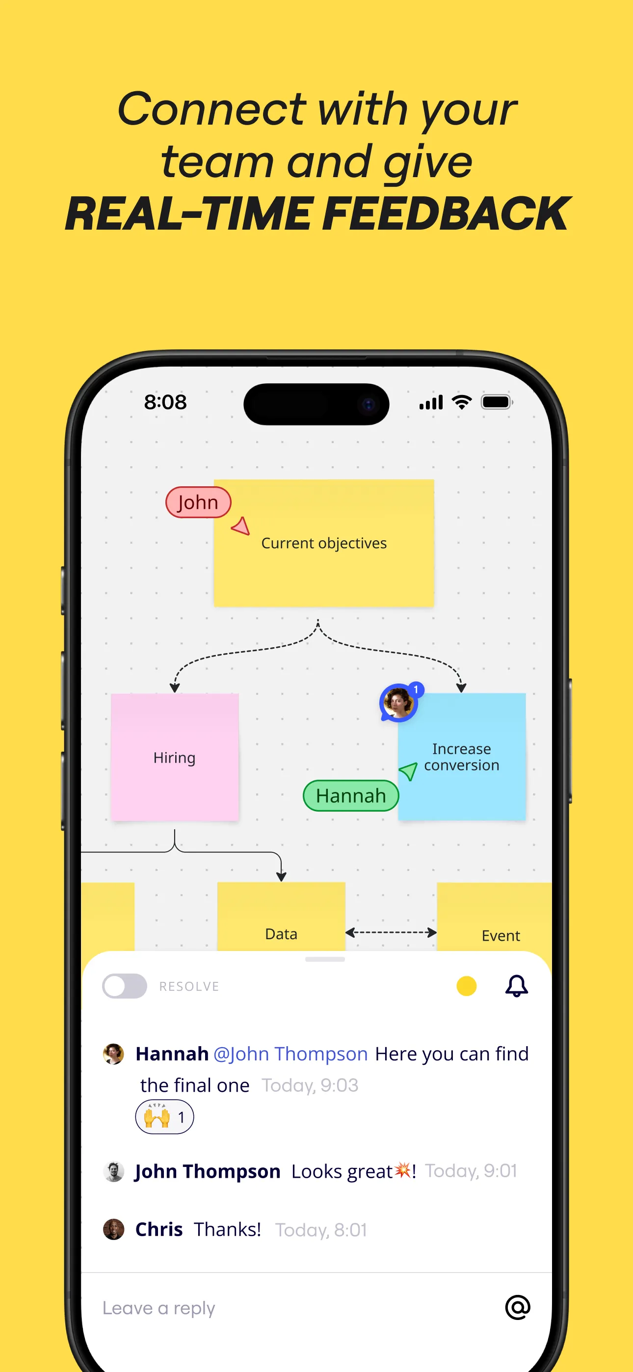 Miro: your visual workspace iphone screenshot 3