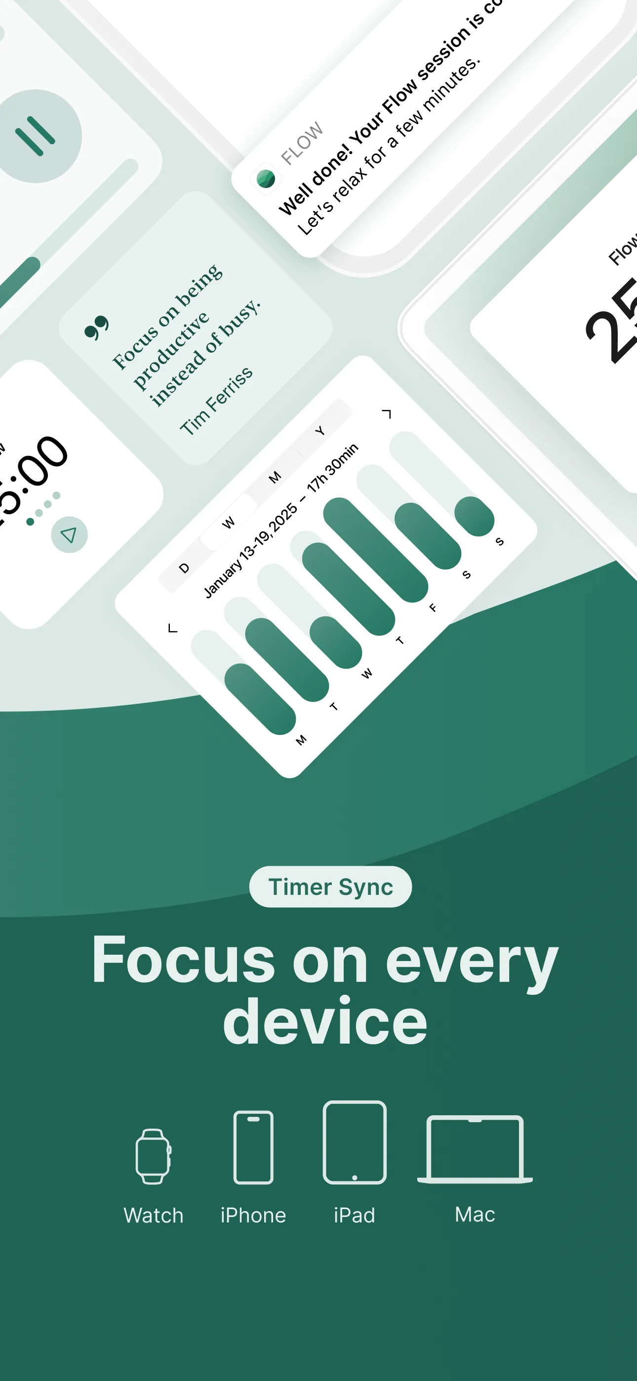 Flow - Focus & Pomodoro Timer iphone screenshot 8