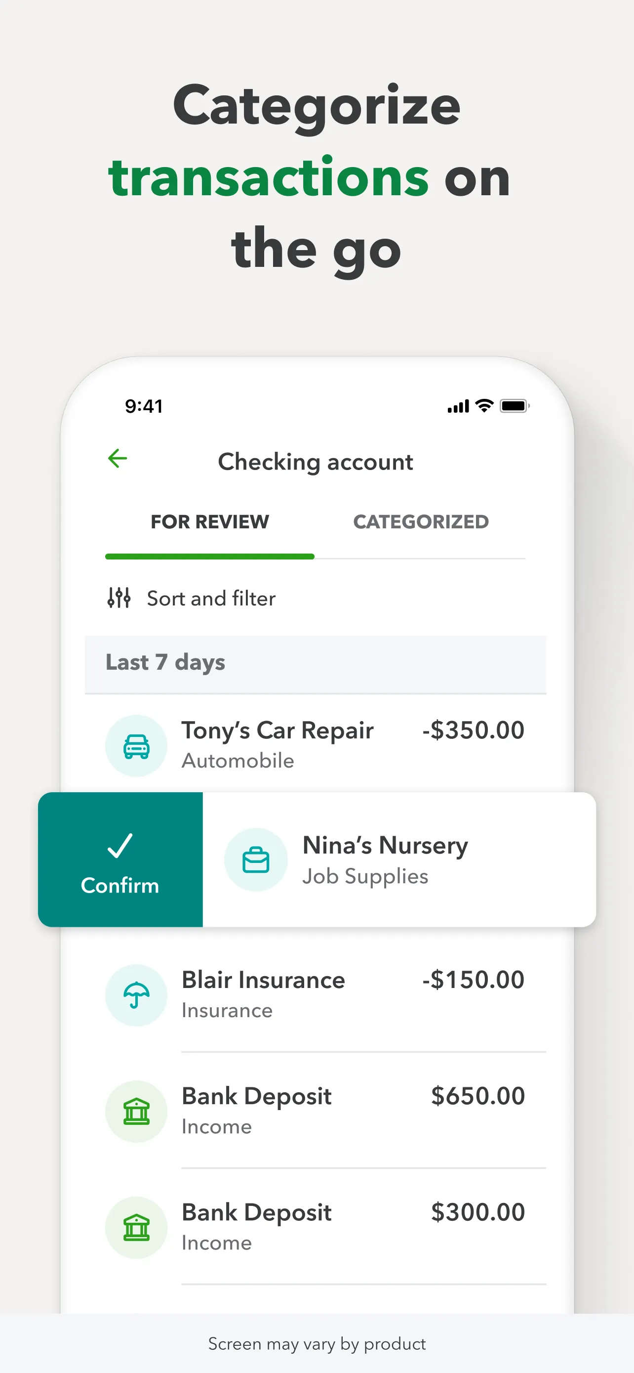 QuickBooks Accounting iphone screenshot 7