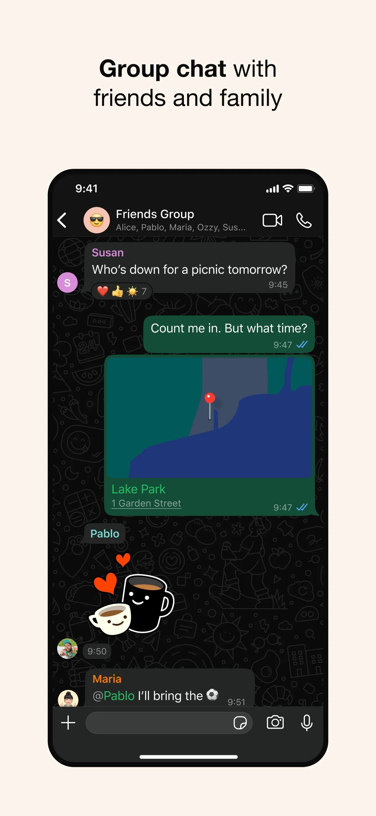 WhatsApp Messenger iphone screenshot 4