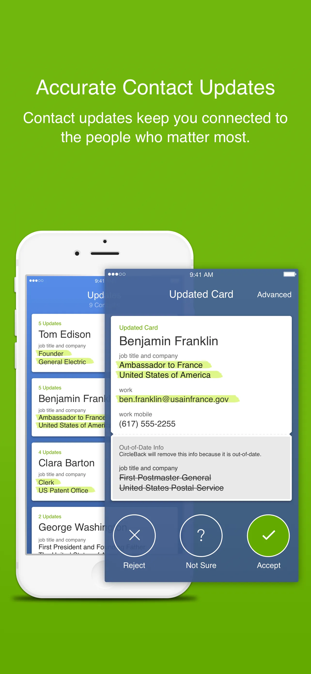 CircleBack - Updated Contacts iphone screenshot 4