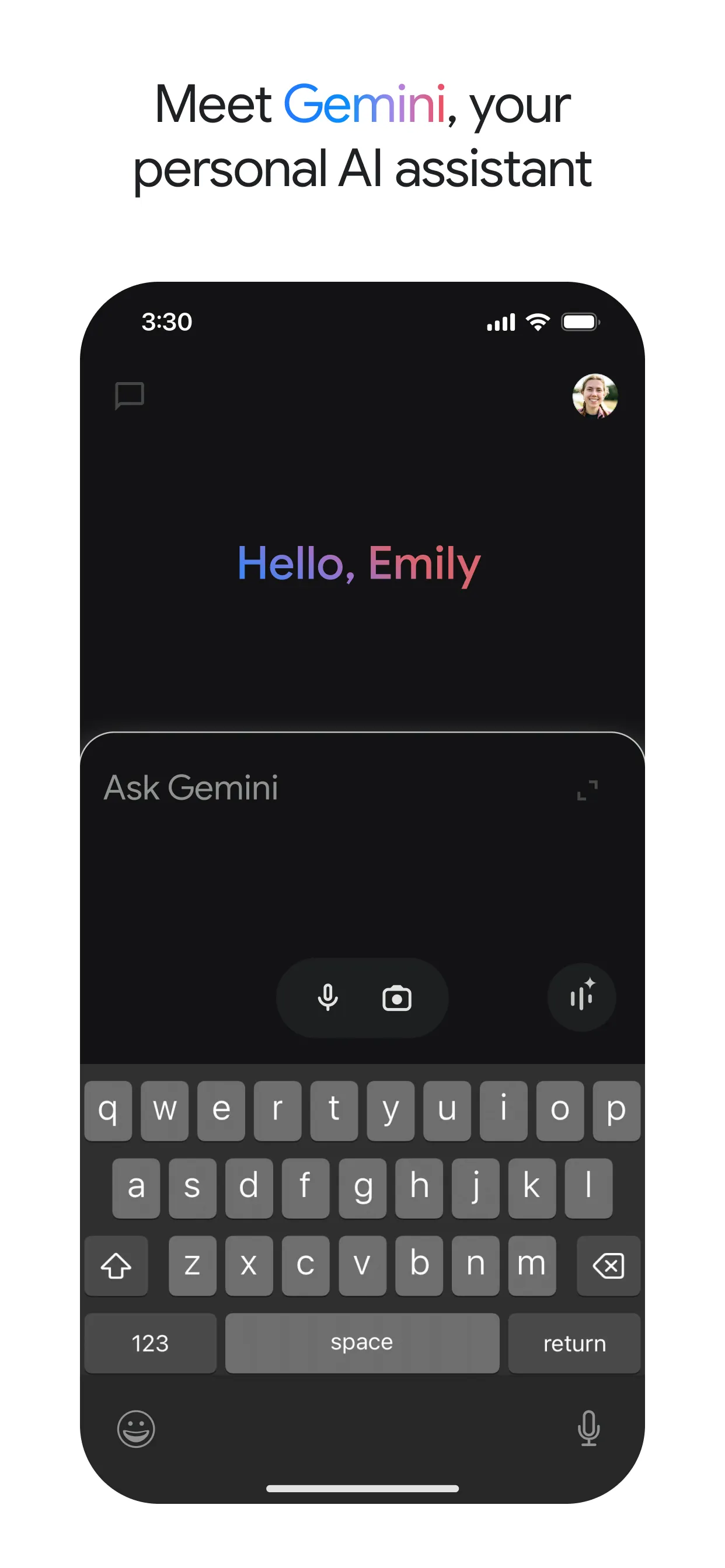Google Gemini iphone screenshot 1