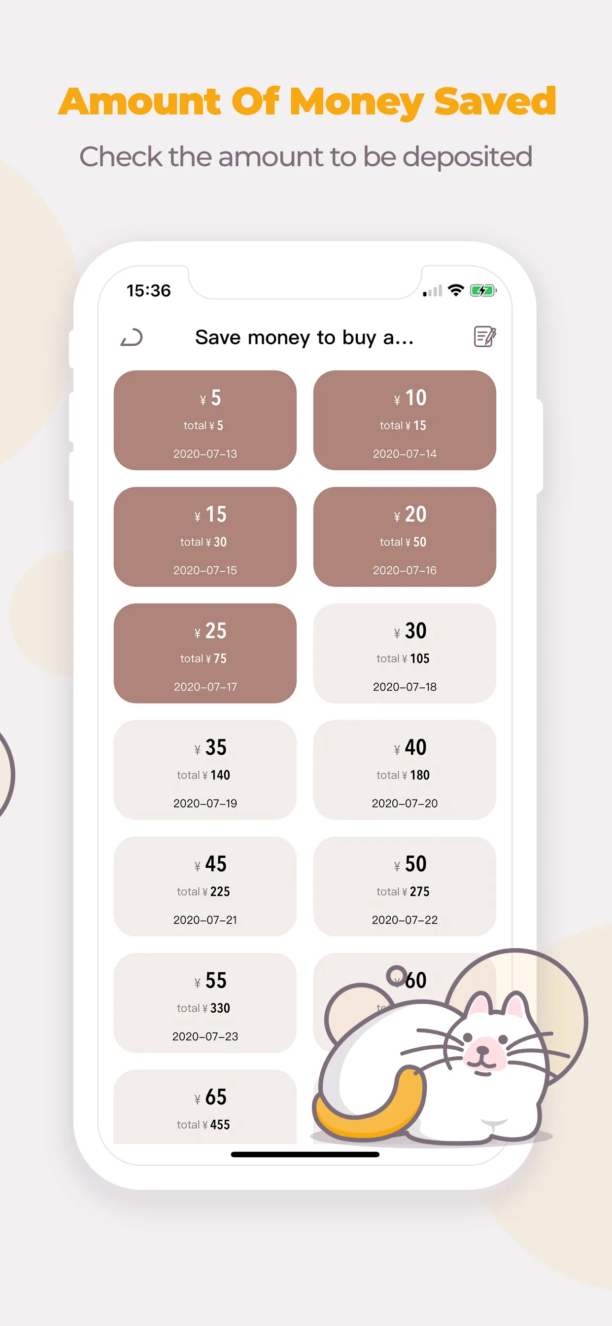 Money Cats - Bookkeeping Cost iphone screenshot 4
