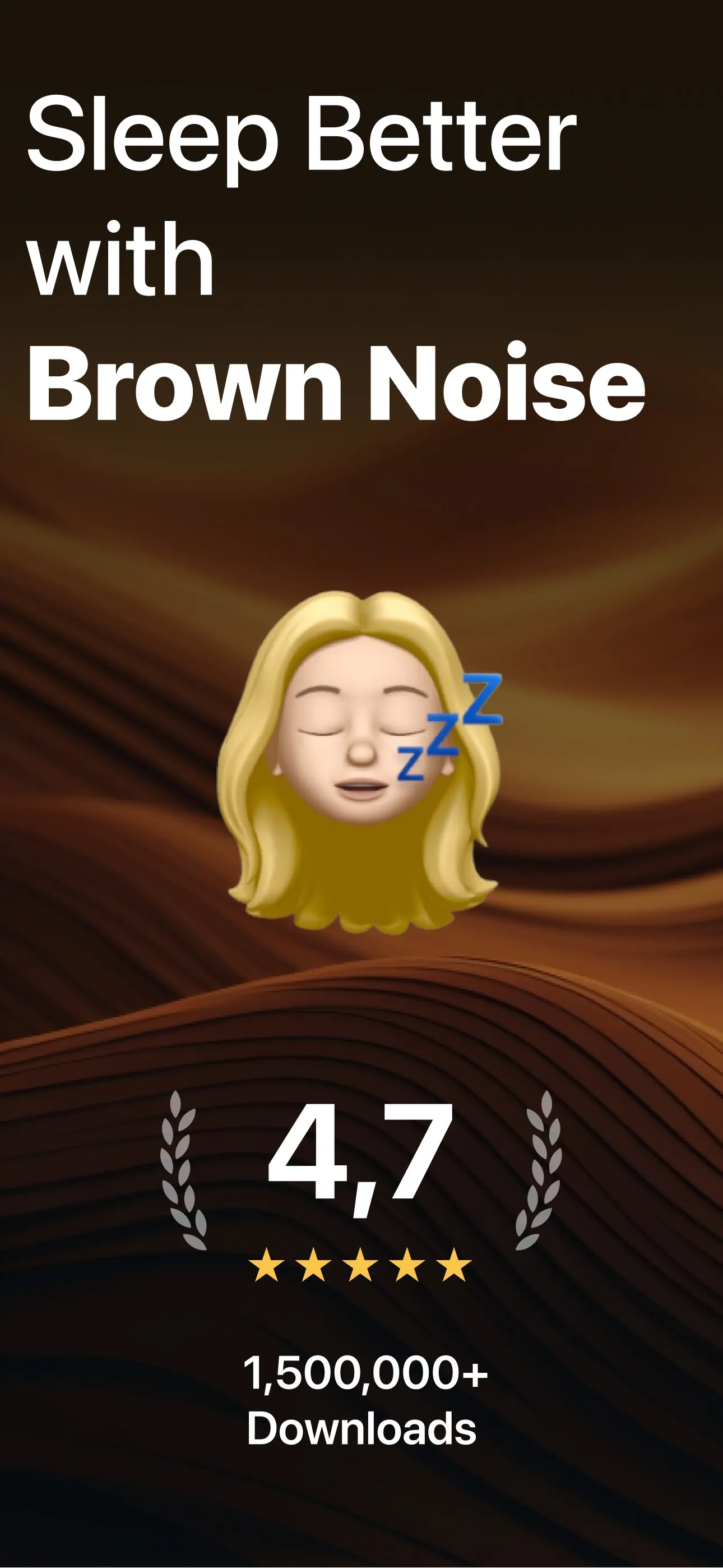 Brown Noise for Sleep iphone screenshot 1