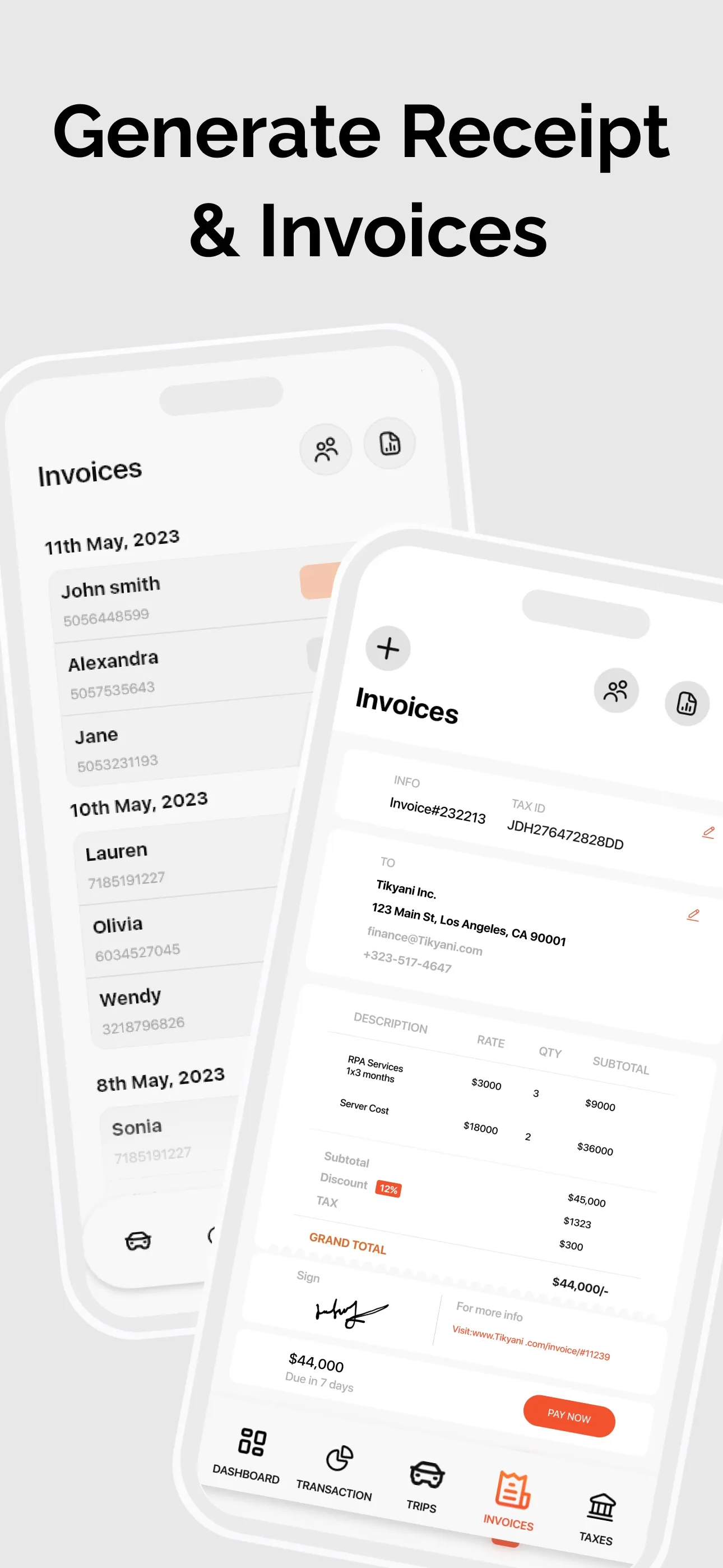 Self Employed - Accounting iphone screenshot 3