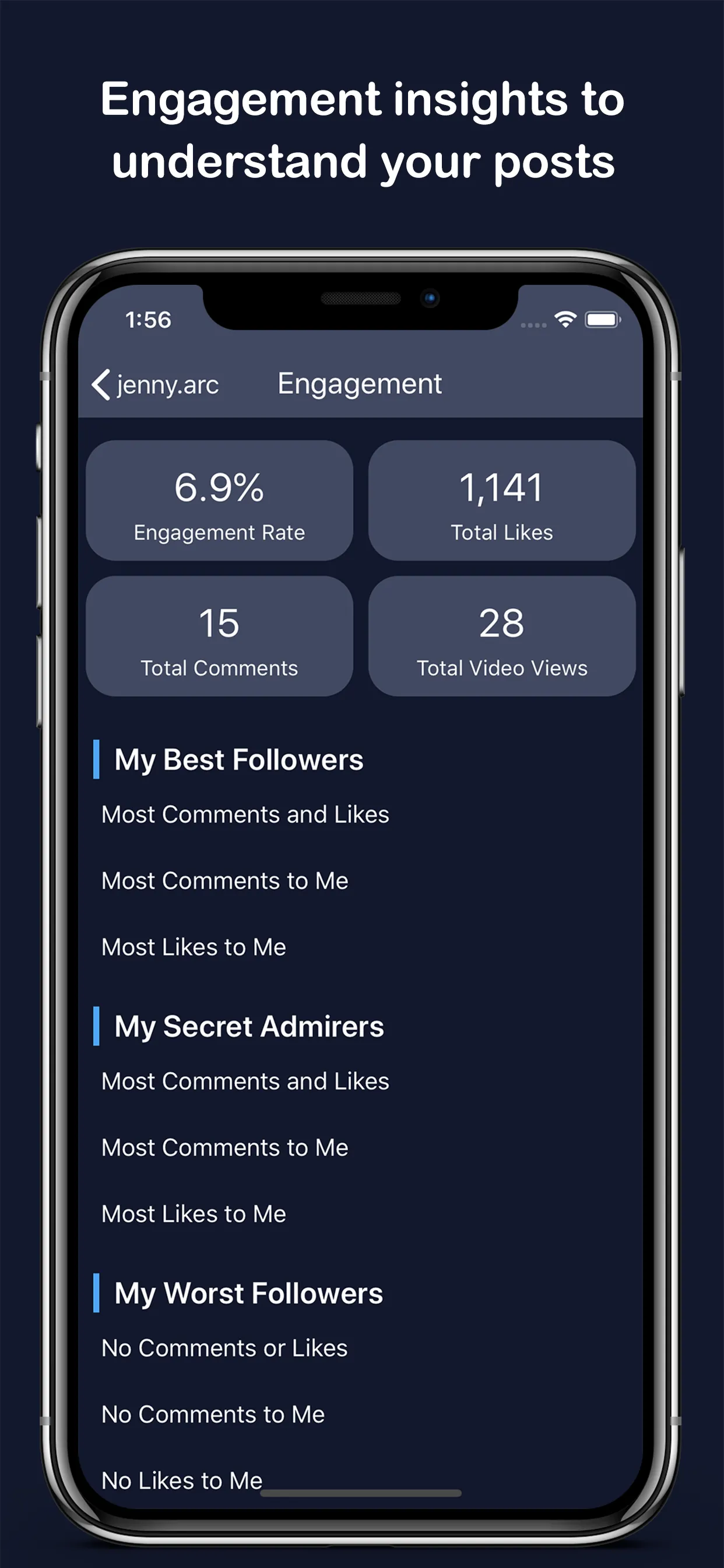 Followers Pro iphone screenshot 4