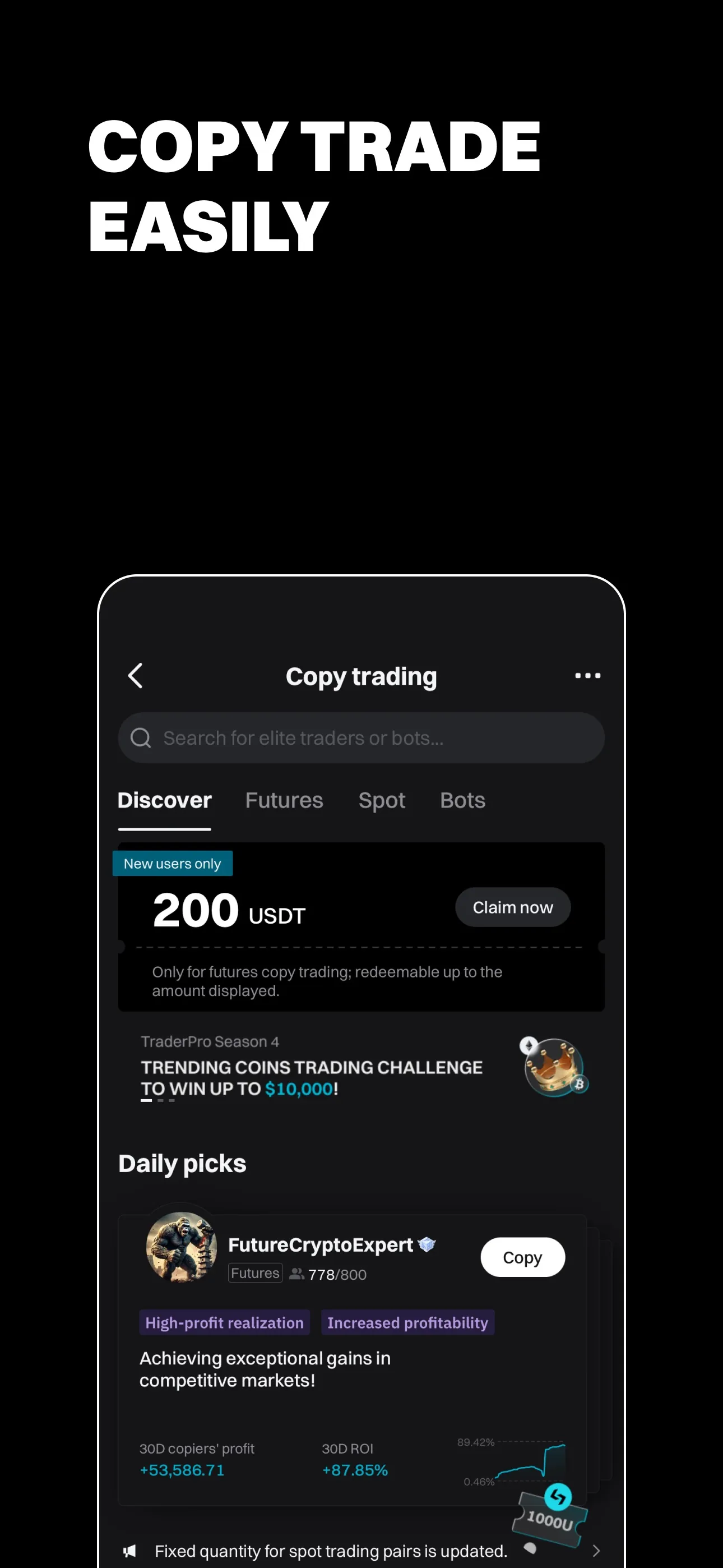Bitget- Trade bitcoin & crypto iphone screenshot 5