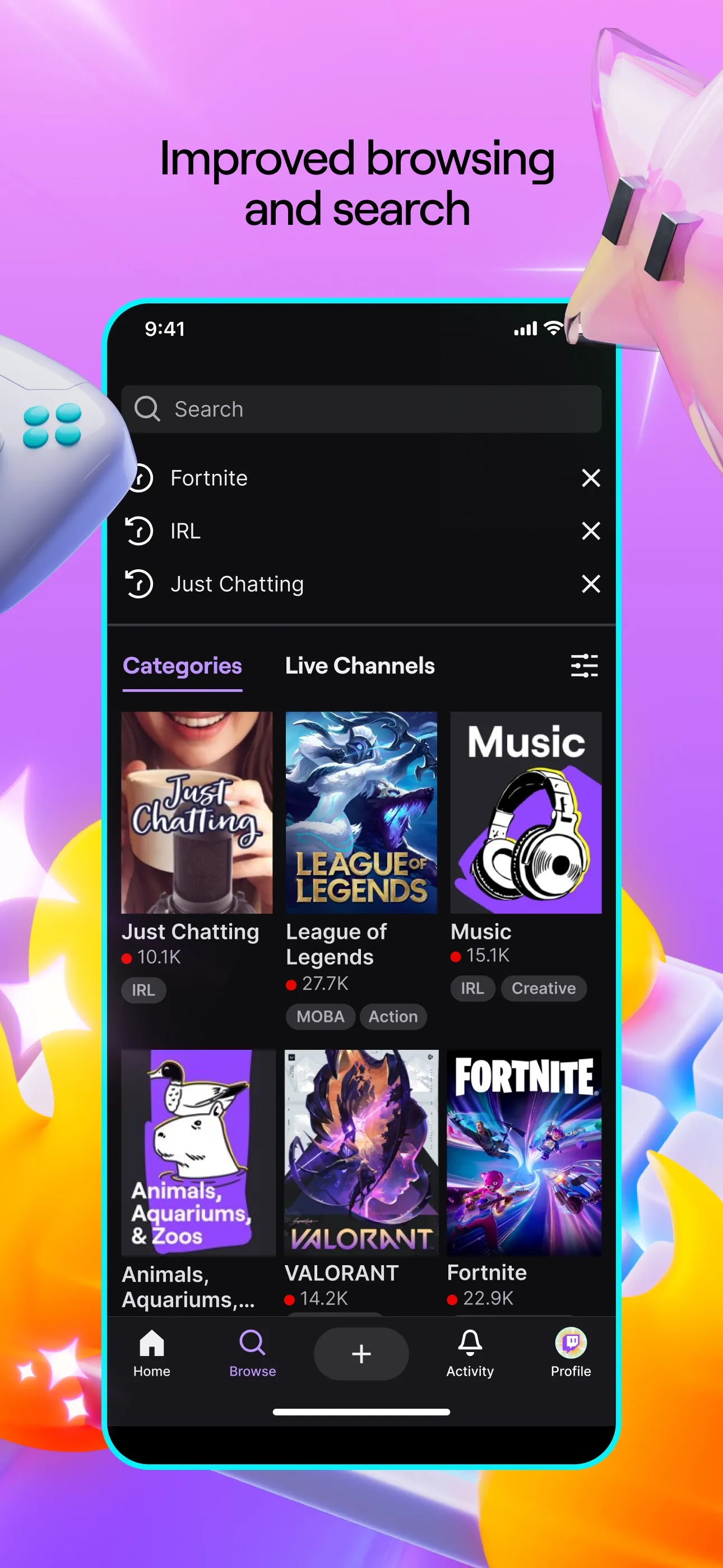 Twitch: Live Streaming iphone screenshot 3
