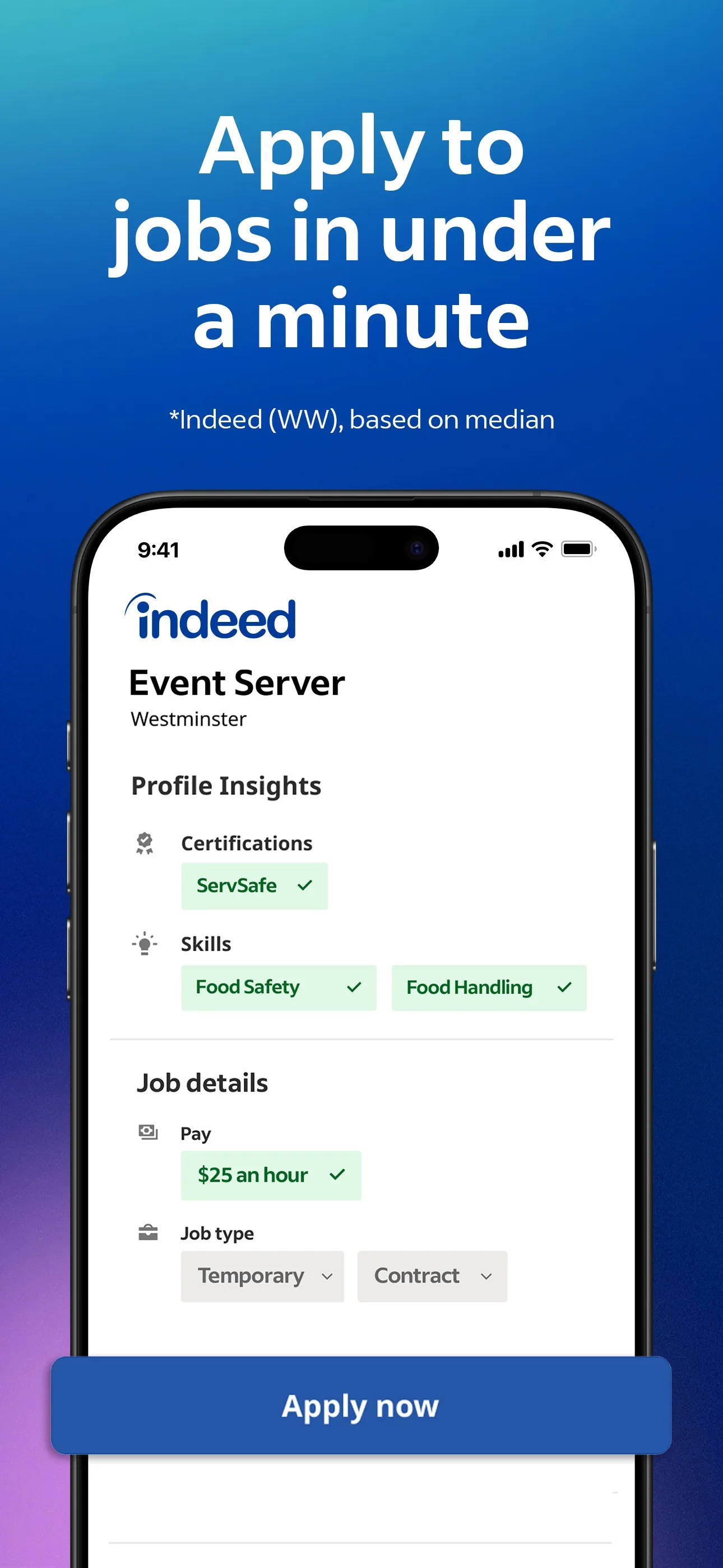 Indeed Job Search iphone screenshot 1