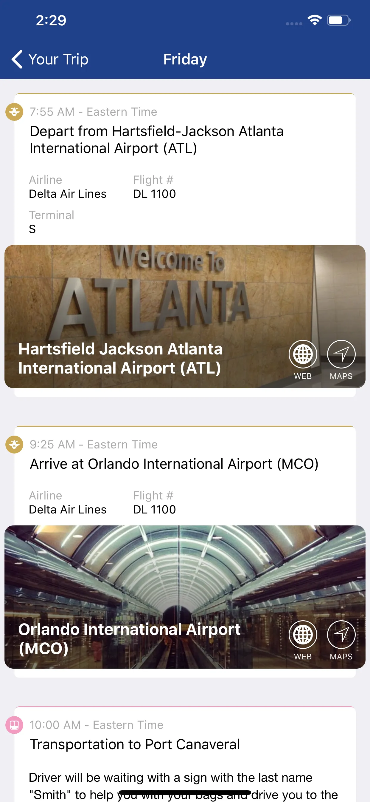 My Travel Planner App iphone screenshot 3