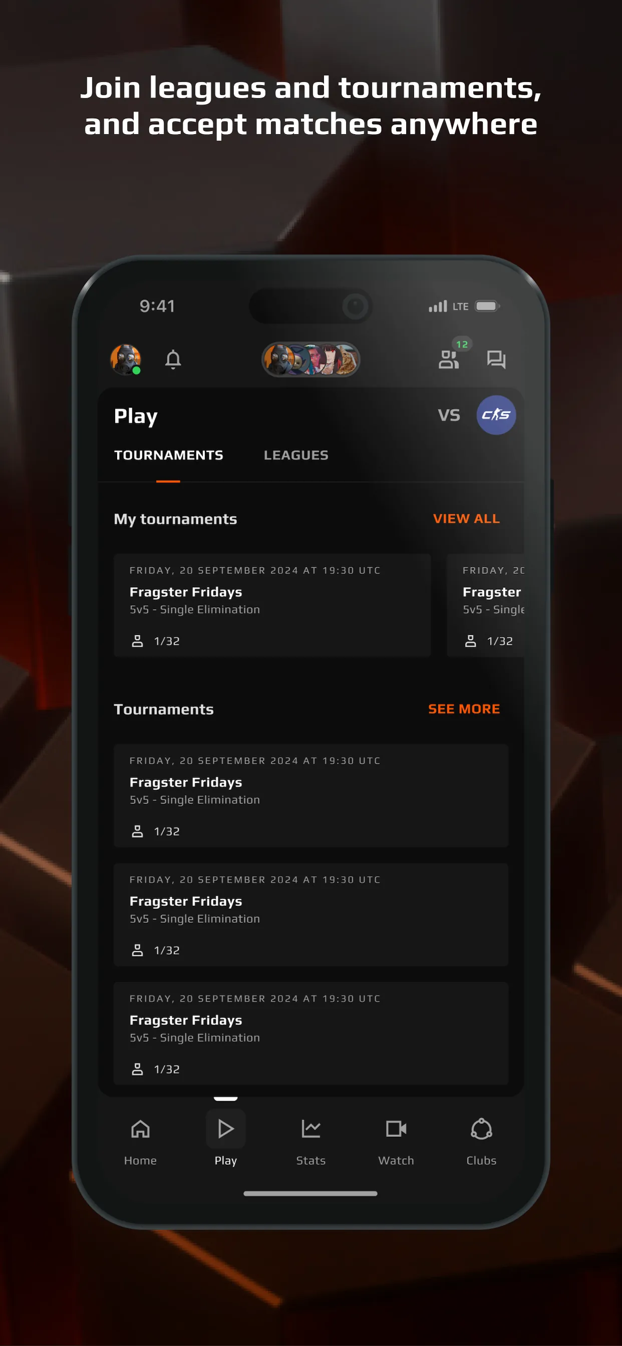 FACEIT - CS2 Command Centre iphone screenshot 2