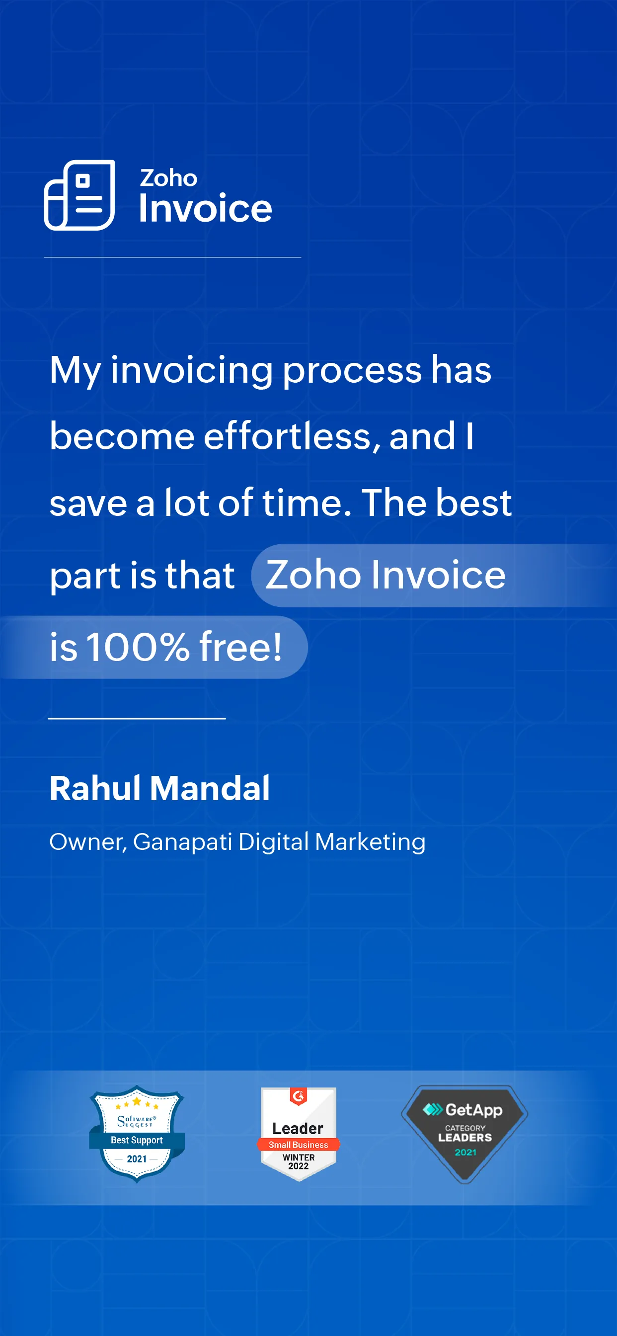 Zoho Invoice Maker App iphone screenshot 3
