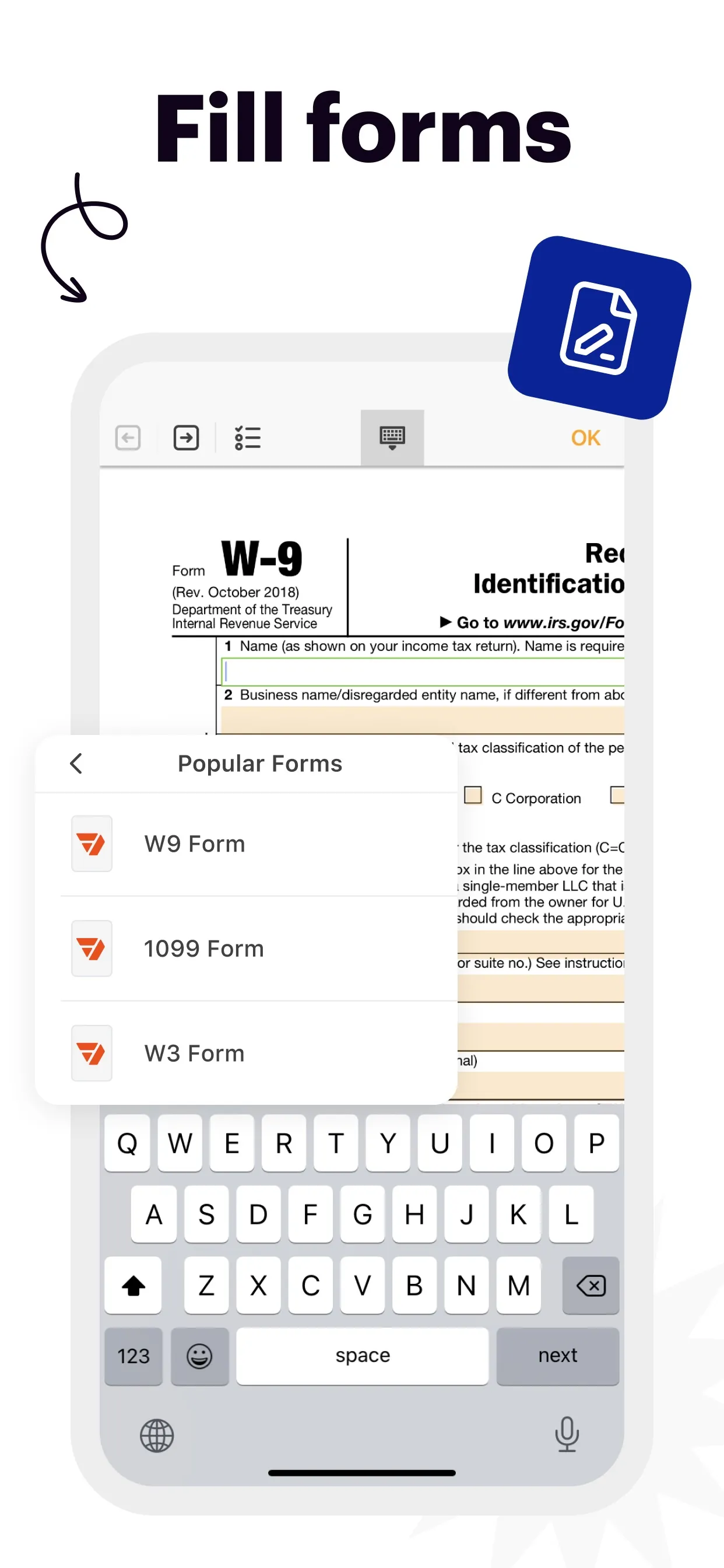 pdfFiller: PDF document editor iphone screenshot 2