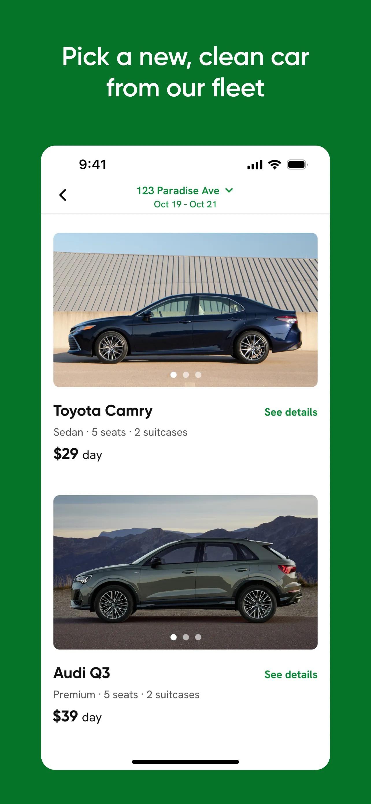 Kyte - Rental Cars, Delivered. iphone screenshot 4
