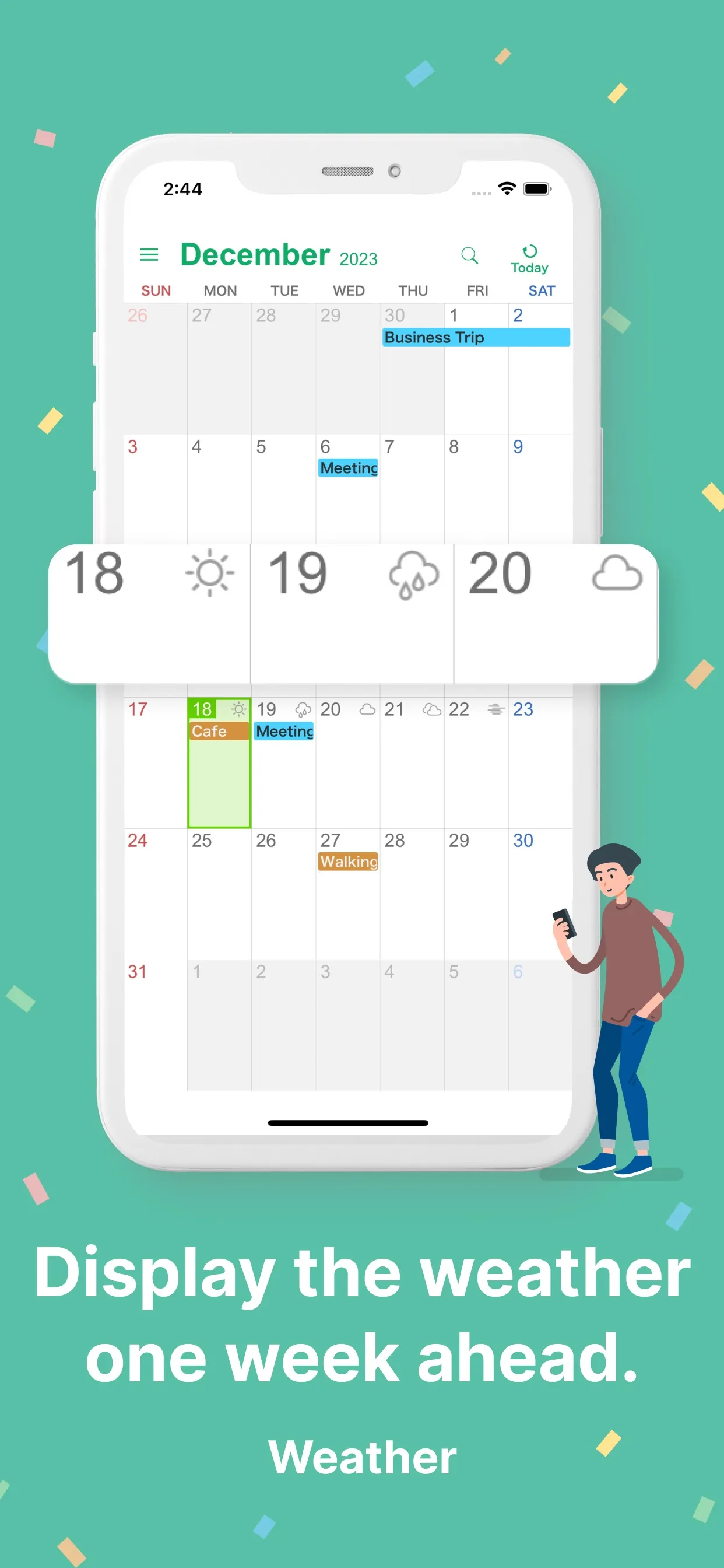 Simple Calendar - SimpleCal iphone screenshot 5