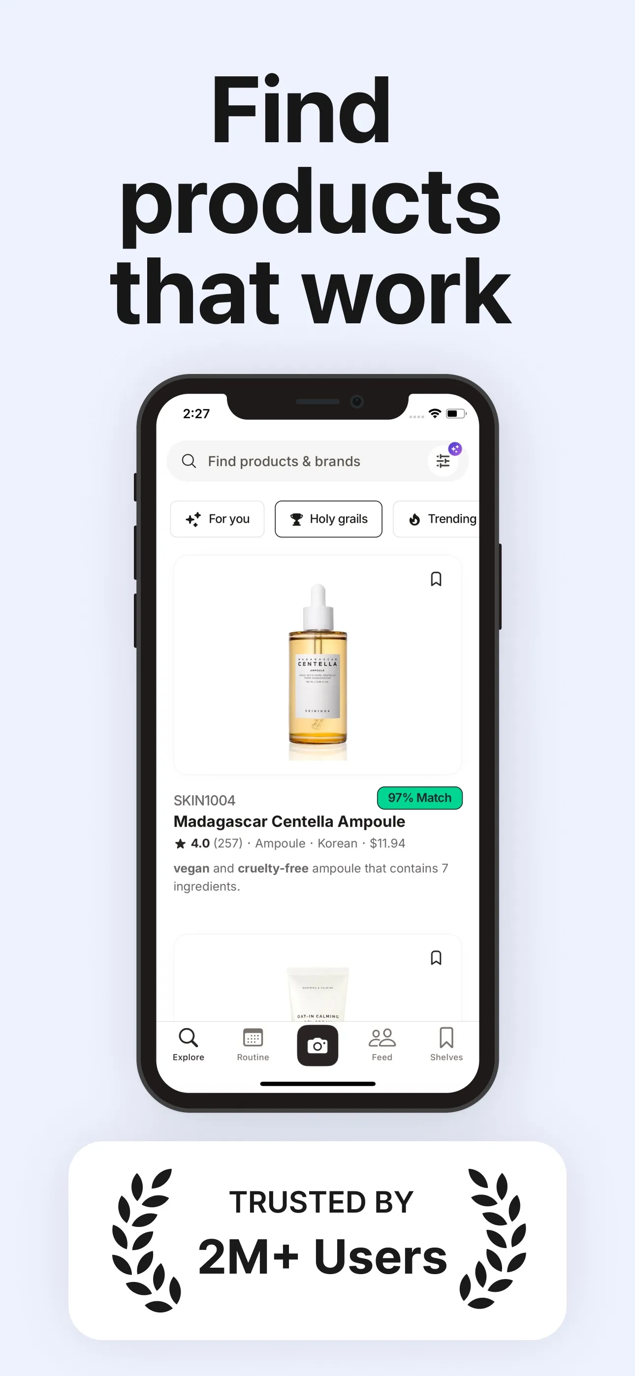 SkinSort - Skincare Scanner iphone screenshot 1