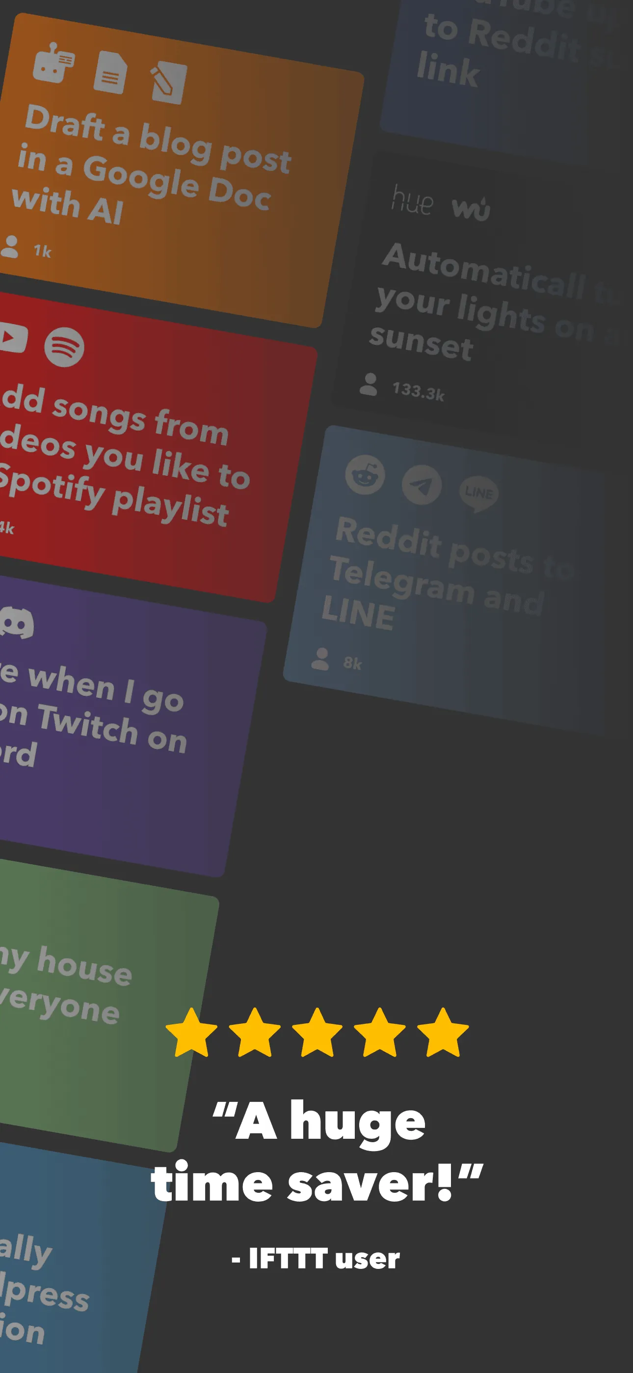 IFTTT - Automate work and home iphone screenshot 2