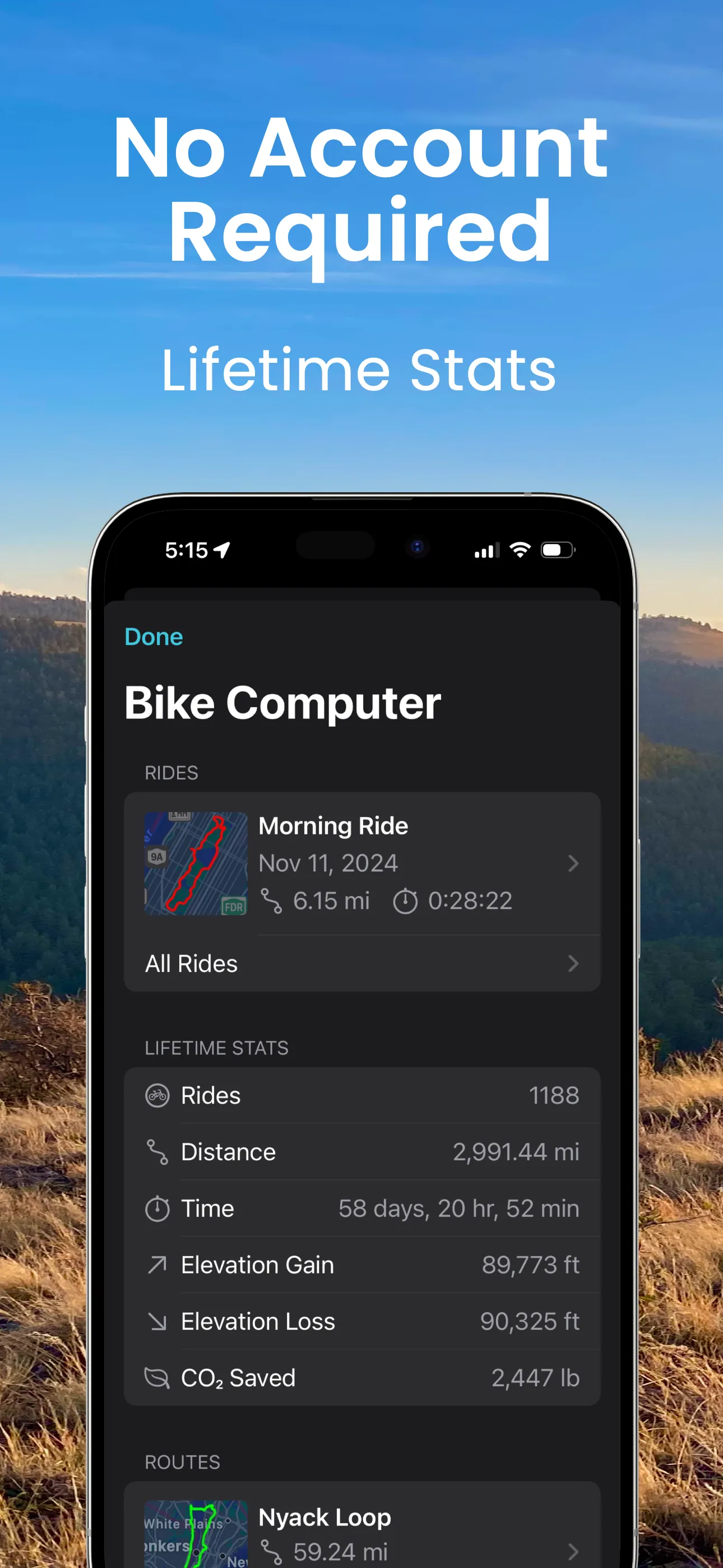 Mini Bike Computer iphone screenshot 3