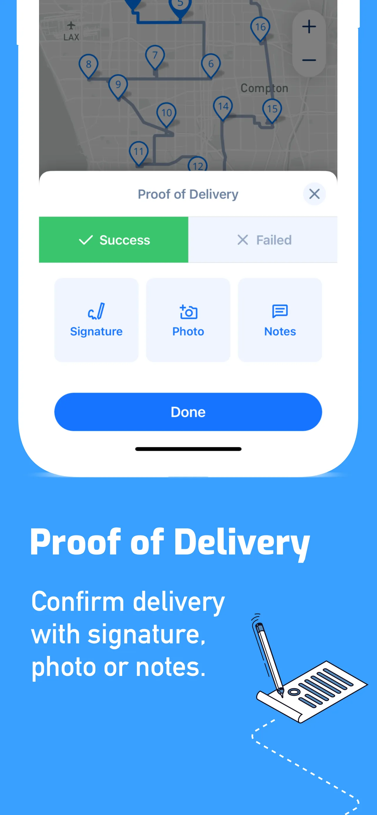 Route Planner, Delivery, MyWay iphone screenshot 4