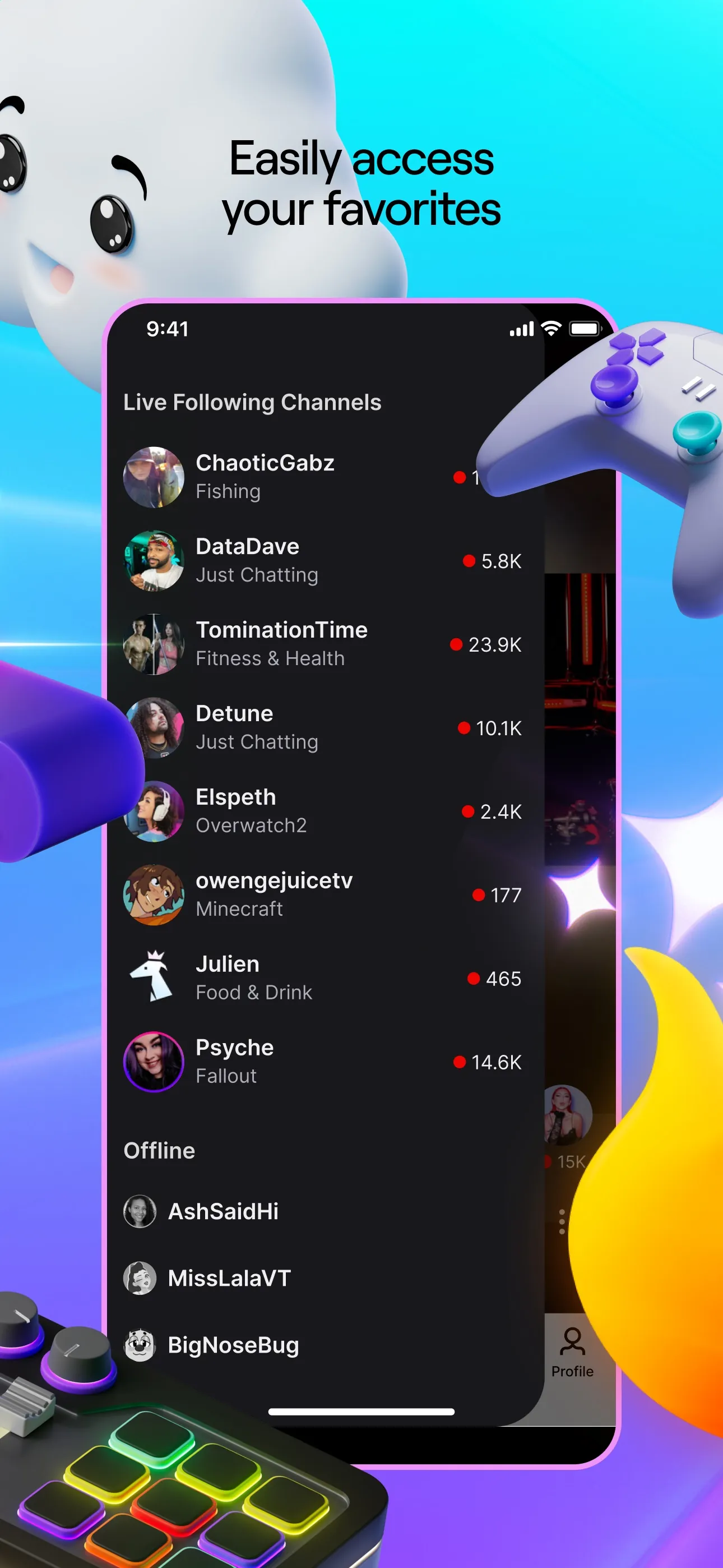 Twitch: Live Streaming iphone screenshot 2