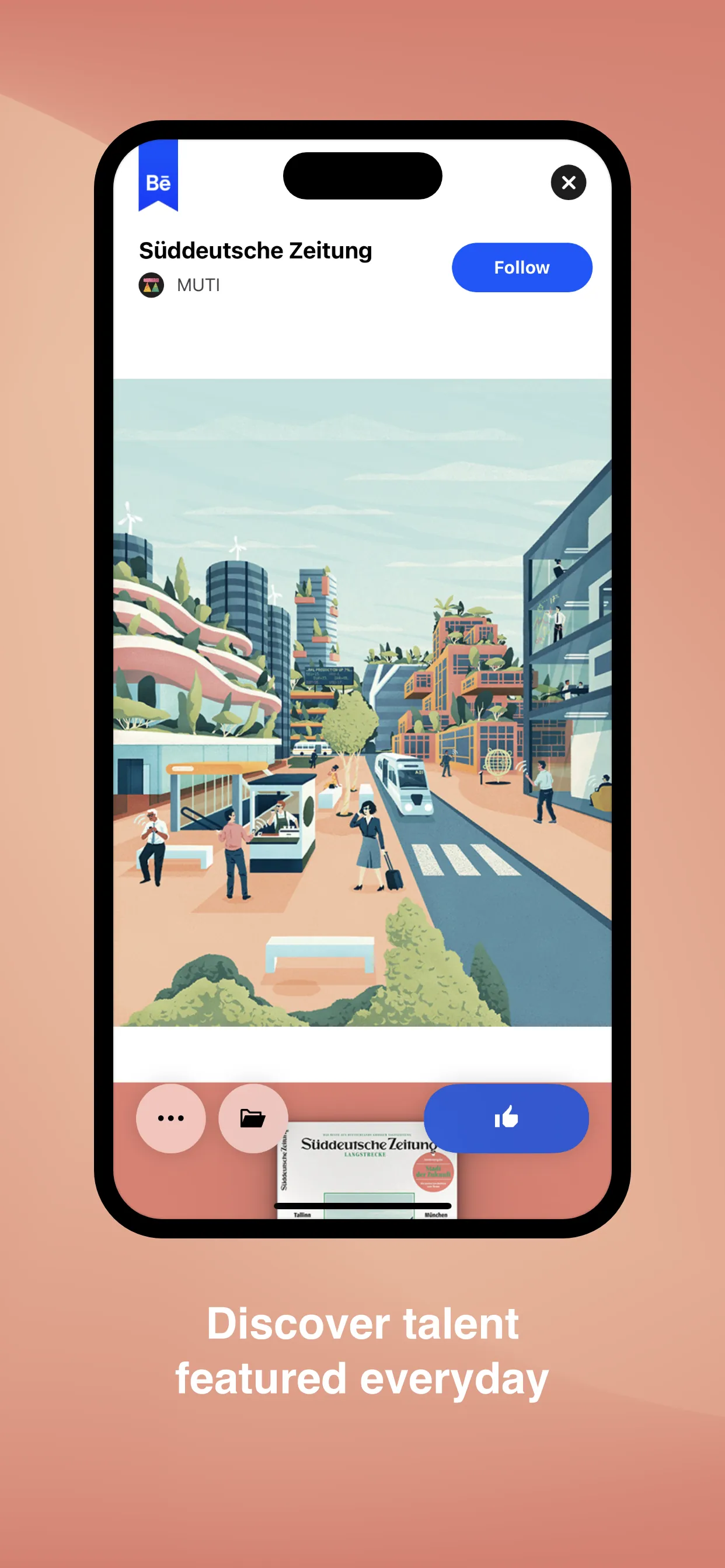 Behance – Creative Portfolios iphone screenshot 3