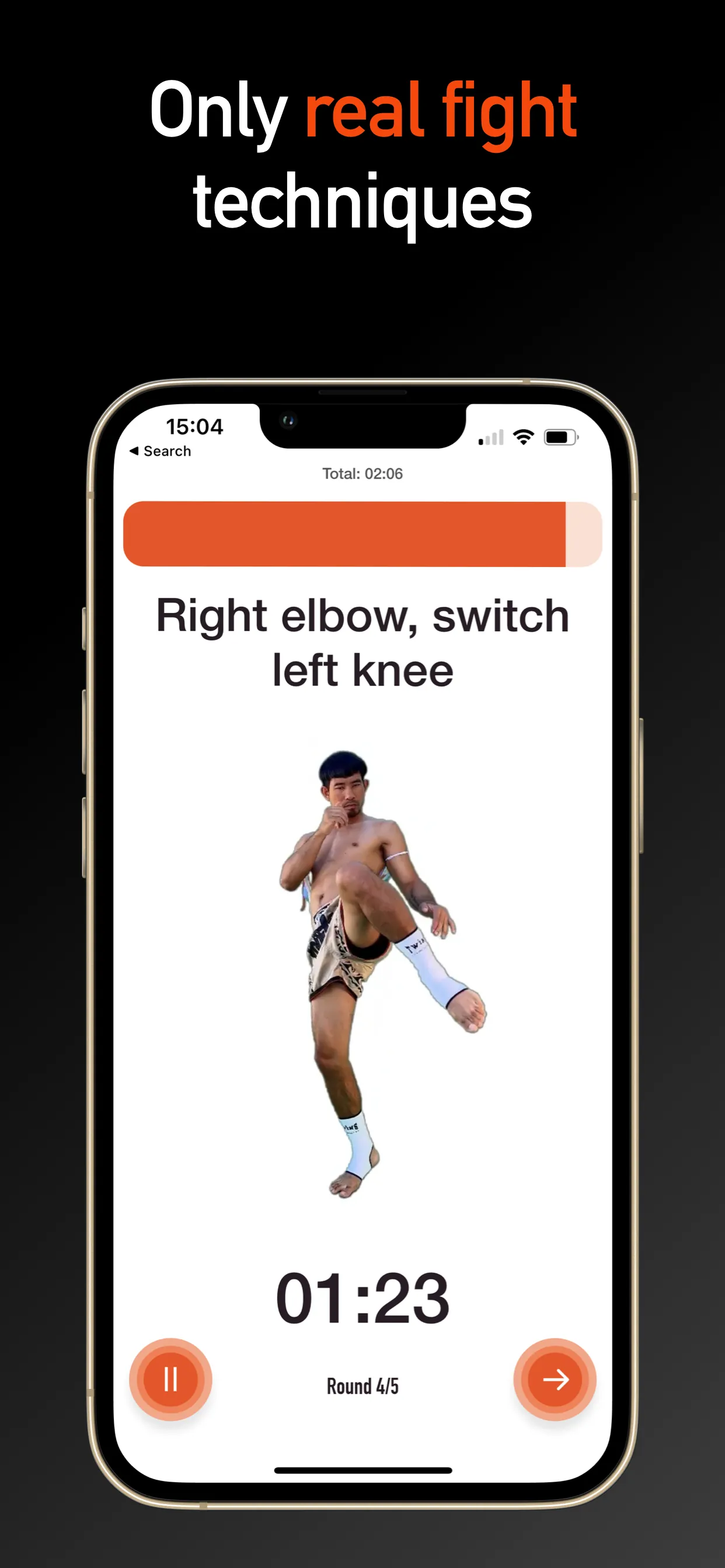 Muay Thai and Kickboxing iphone screenshot 3