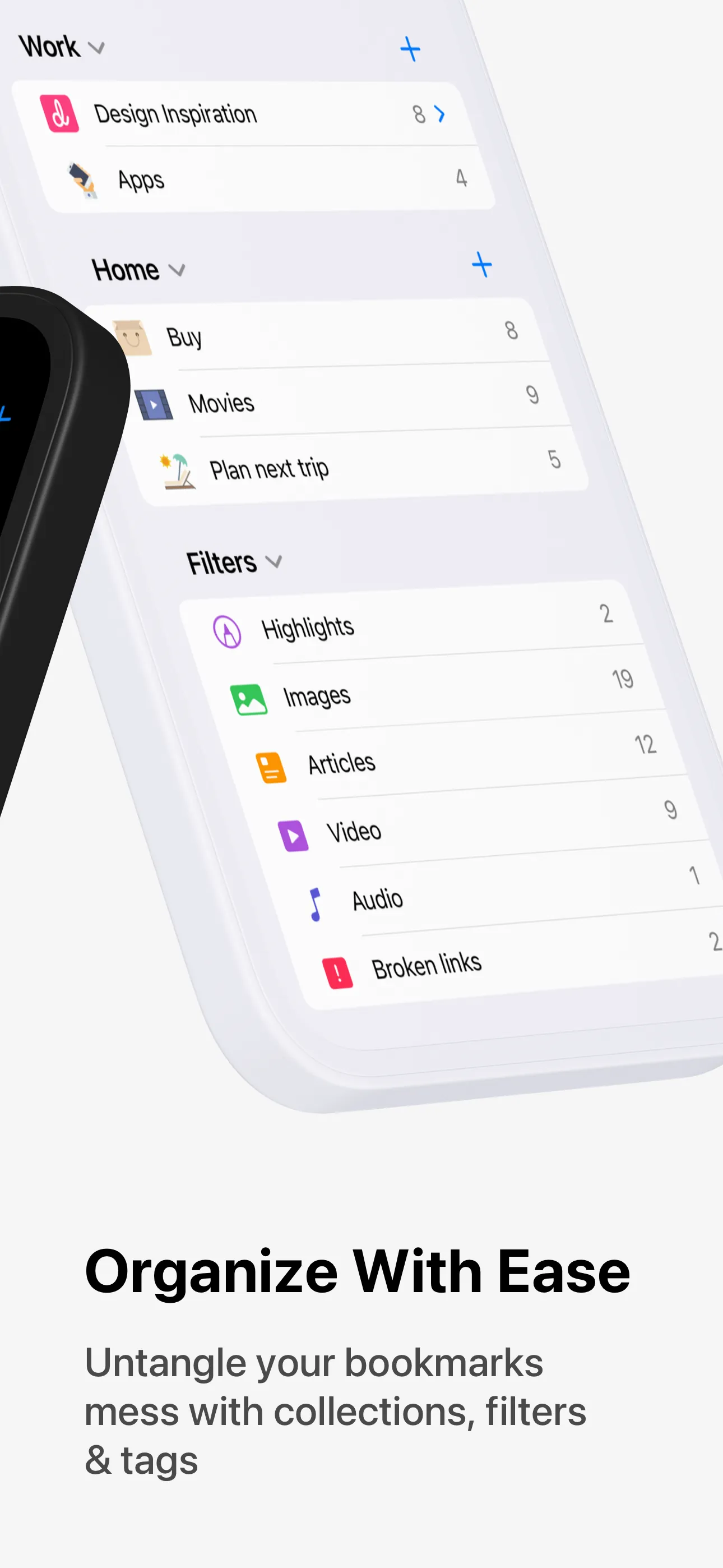 Raindrop.io iphone screenshot 2