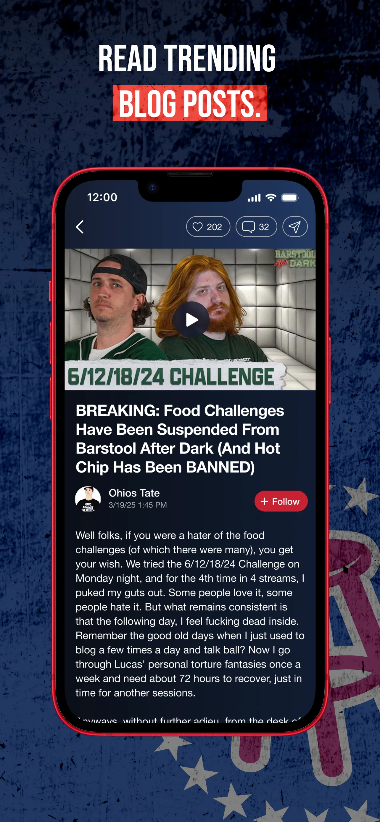 Barstool Sports iphone screenshot 5