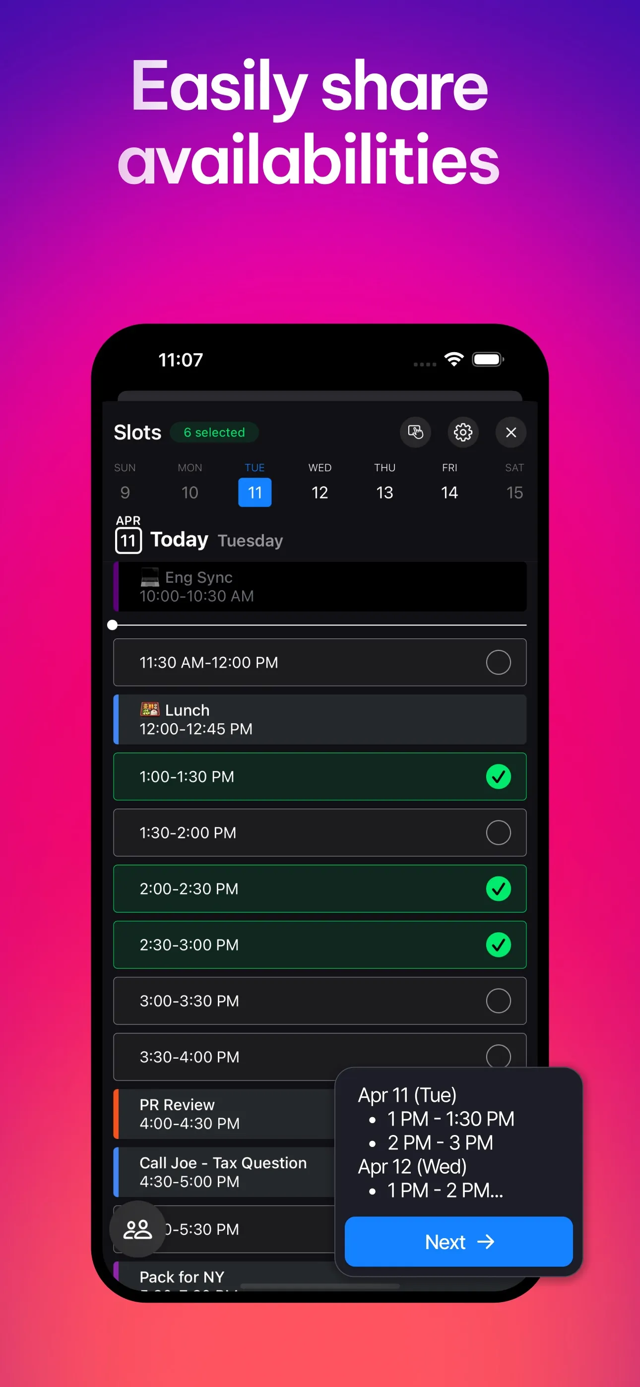 Vimcal: Calendar and Schedule iphone screenshot 4