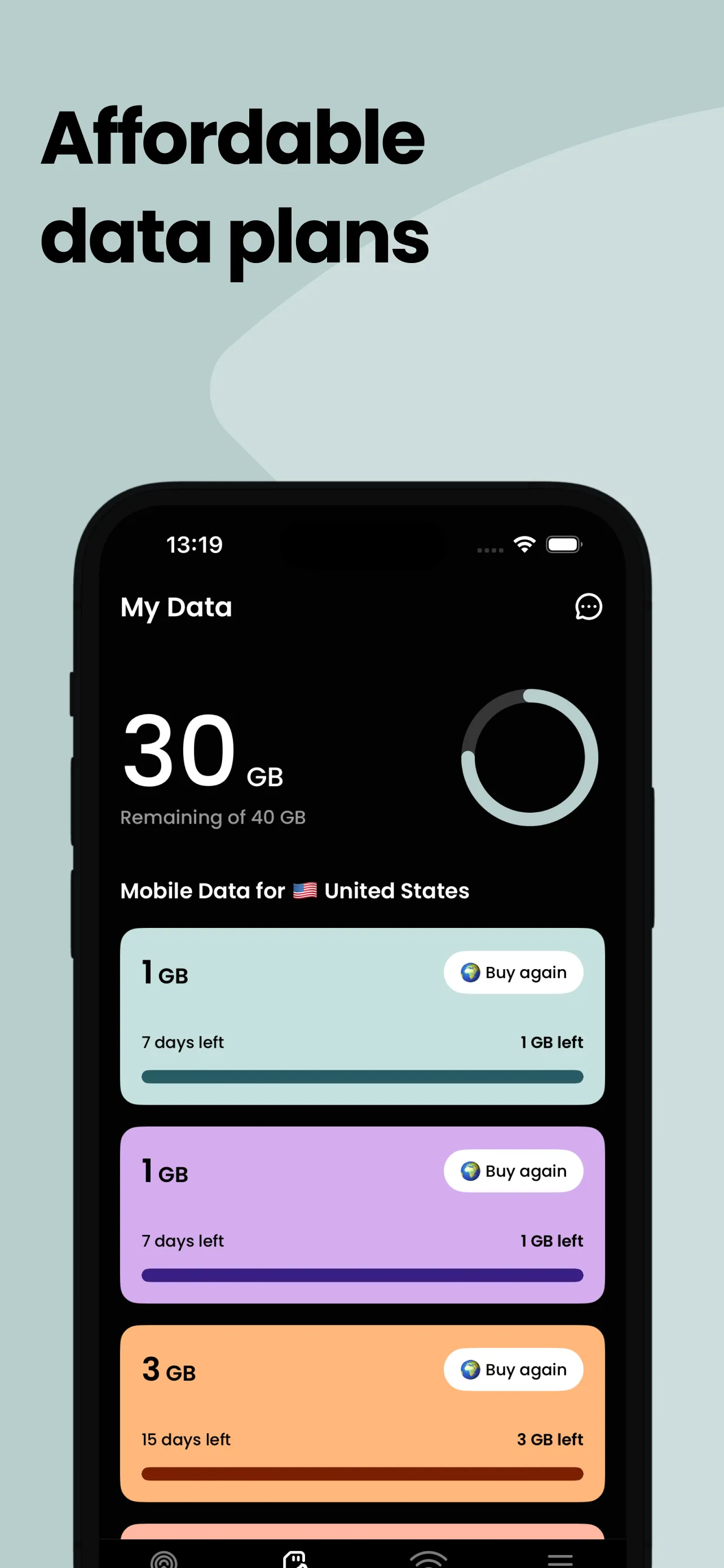 Instabridge: eSIM + Internet iphone screenshot 2