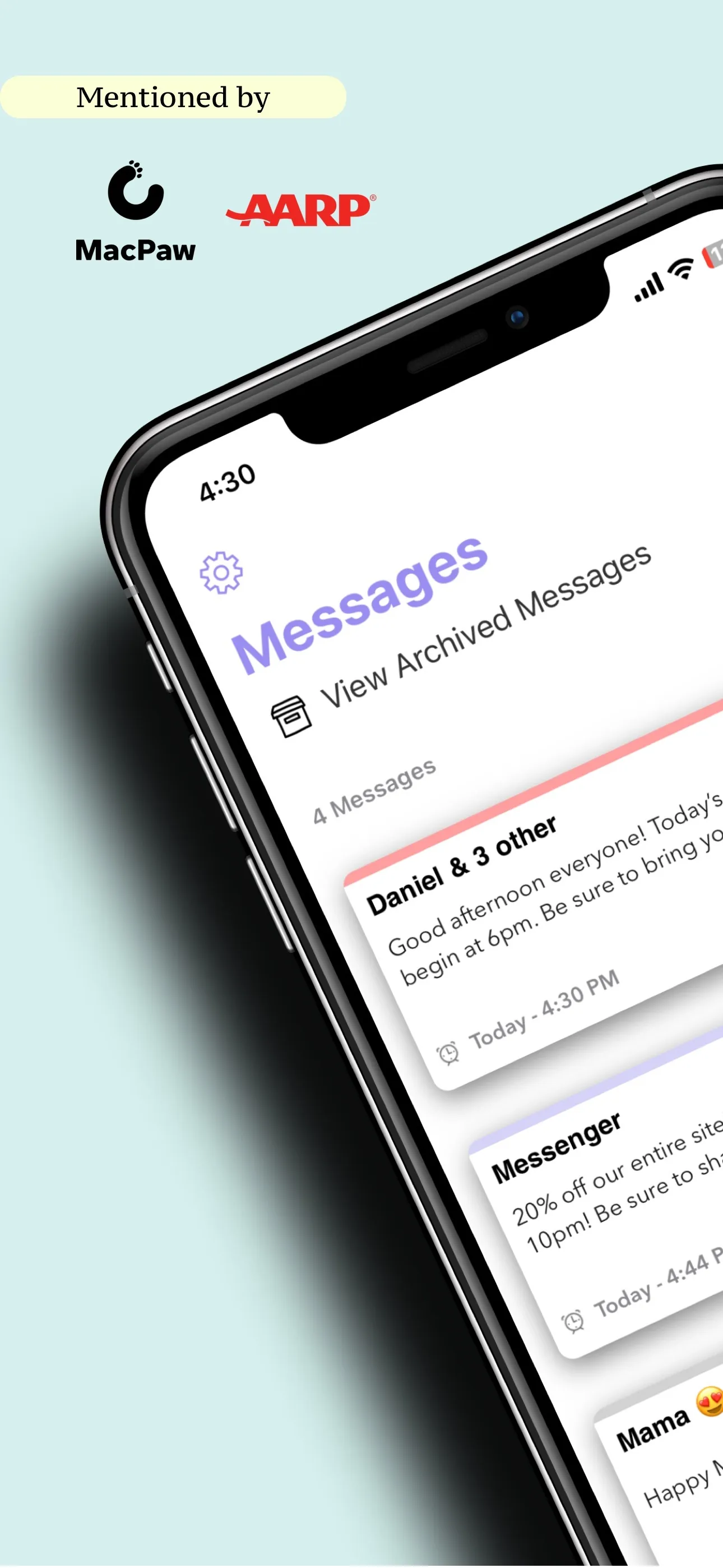Moxy Messenger iphone screenshot 2