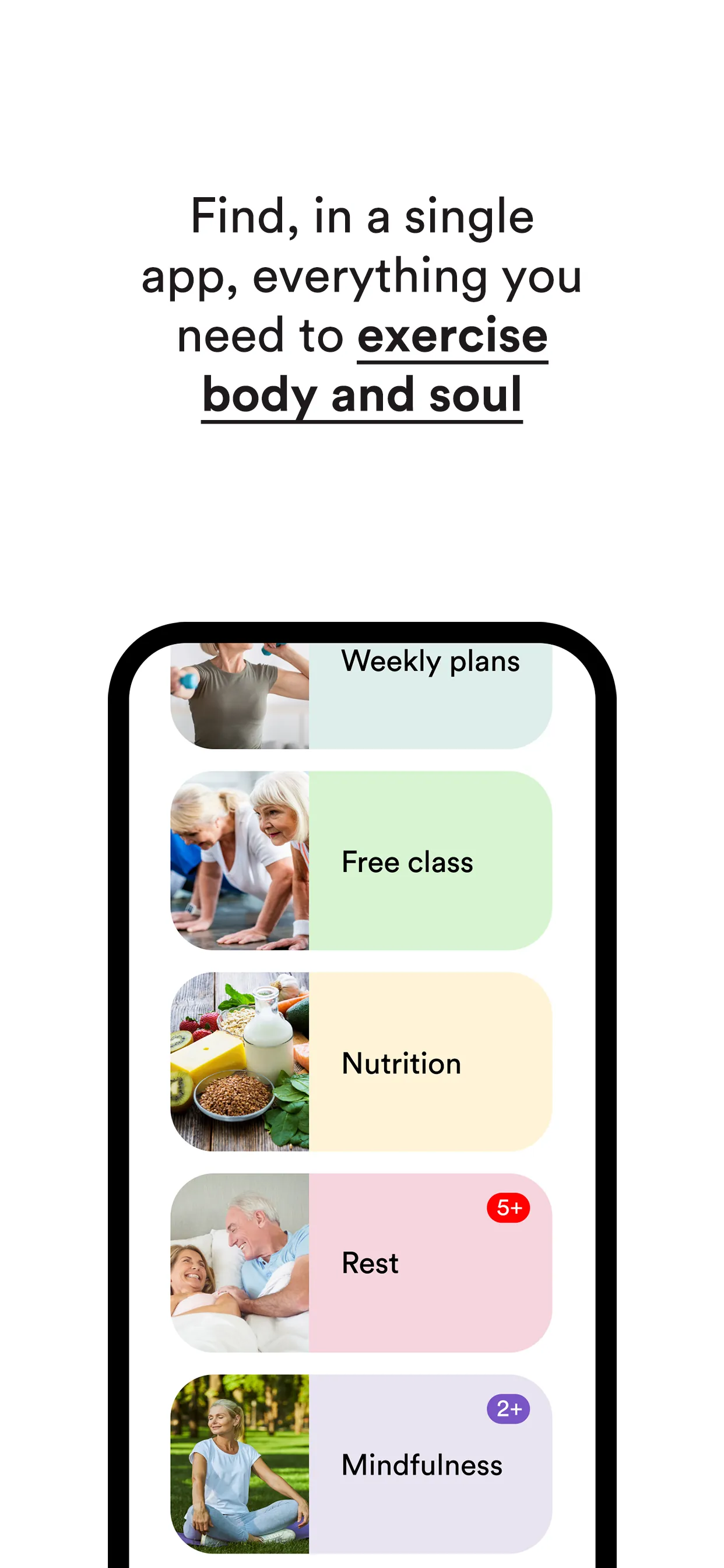 Sensalus Senior Fitness iphone screenshot 1