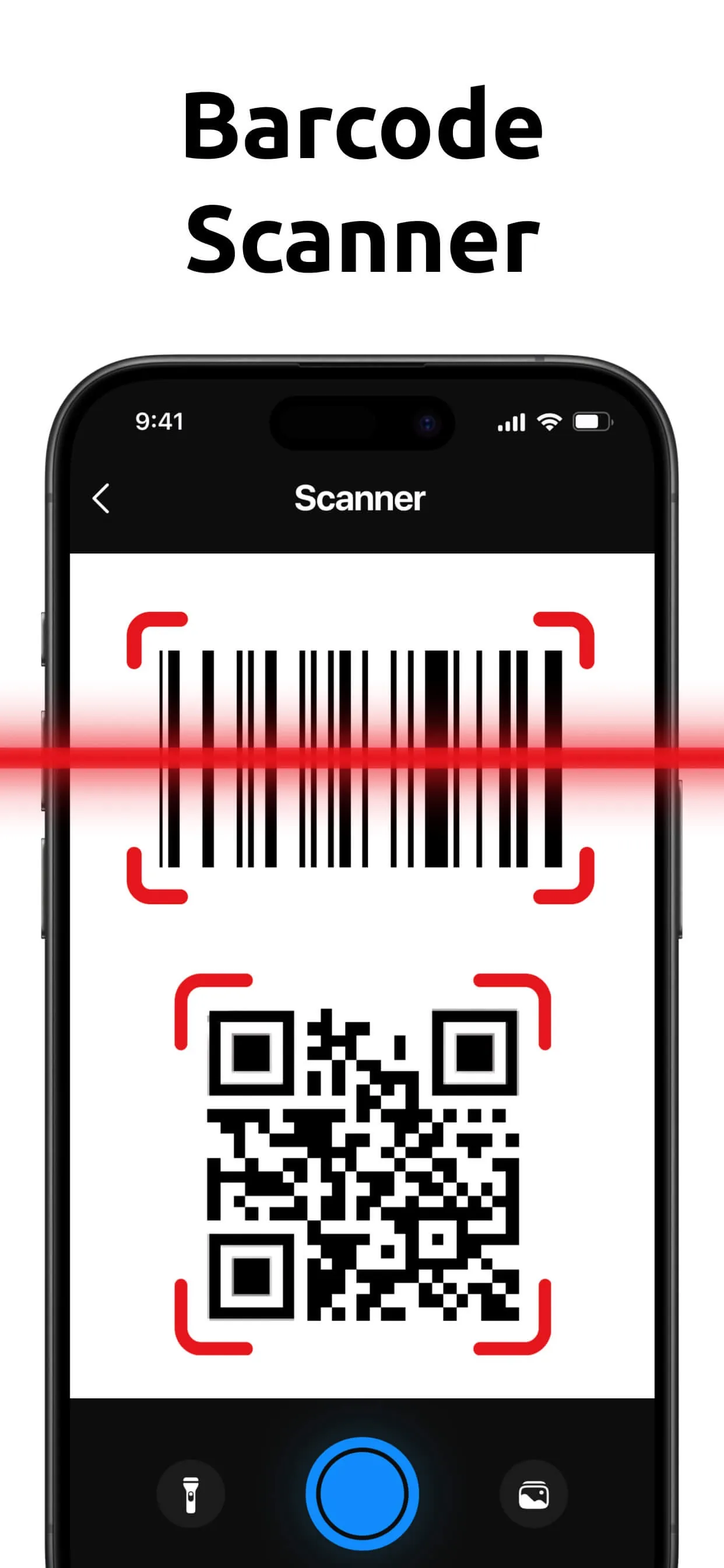 Barcode Scanner & Reader iphone screenshot 1
