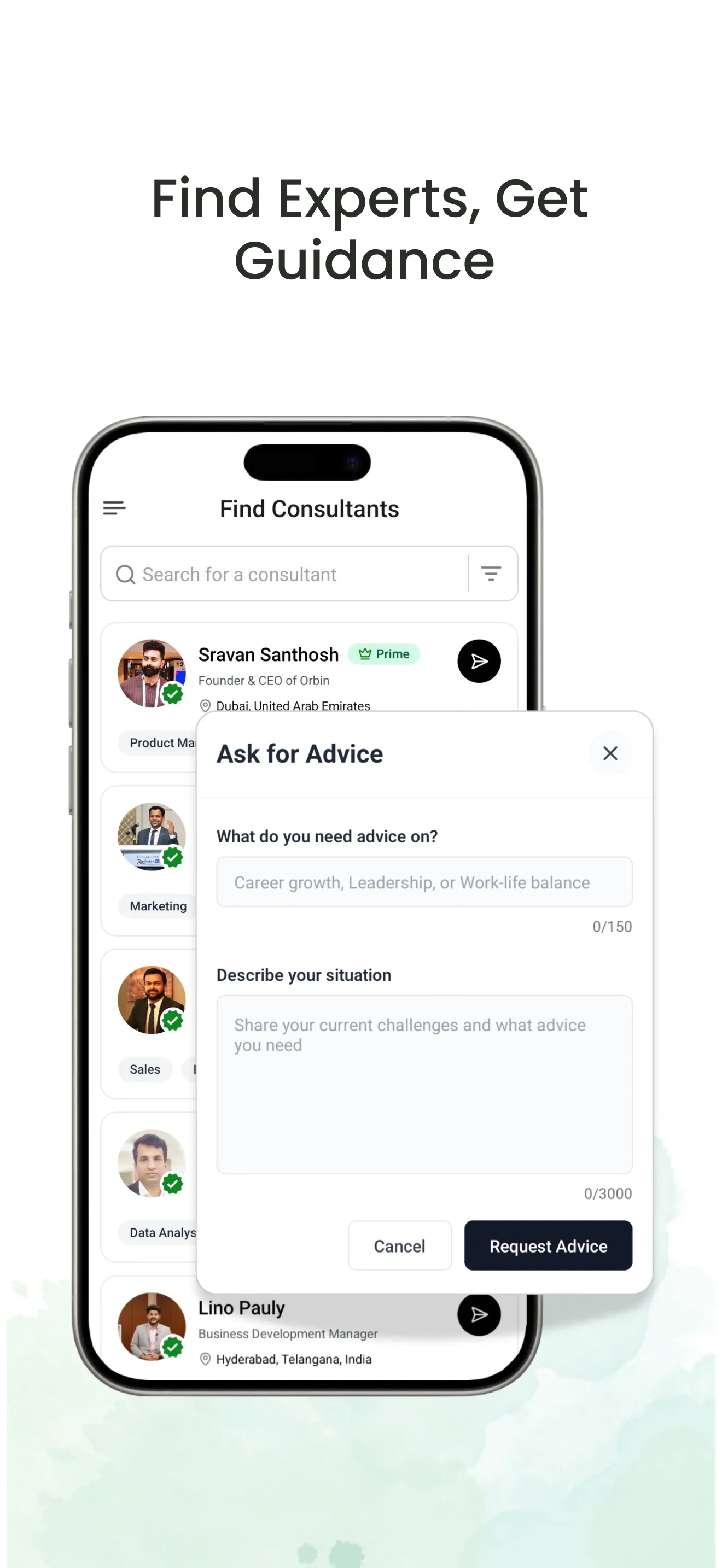 Orbin: Professional Network iphone screenshot 3
