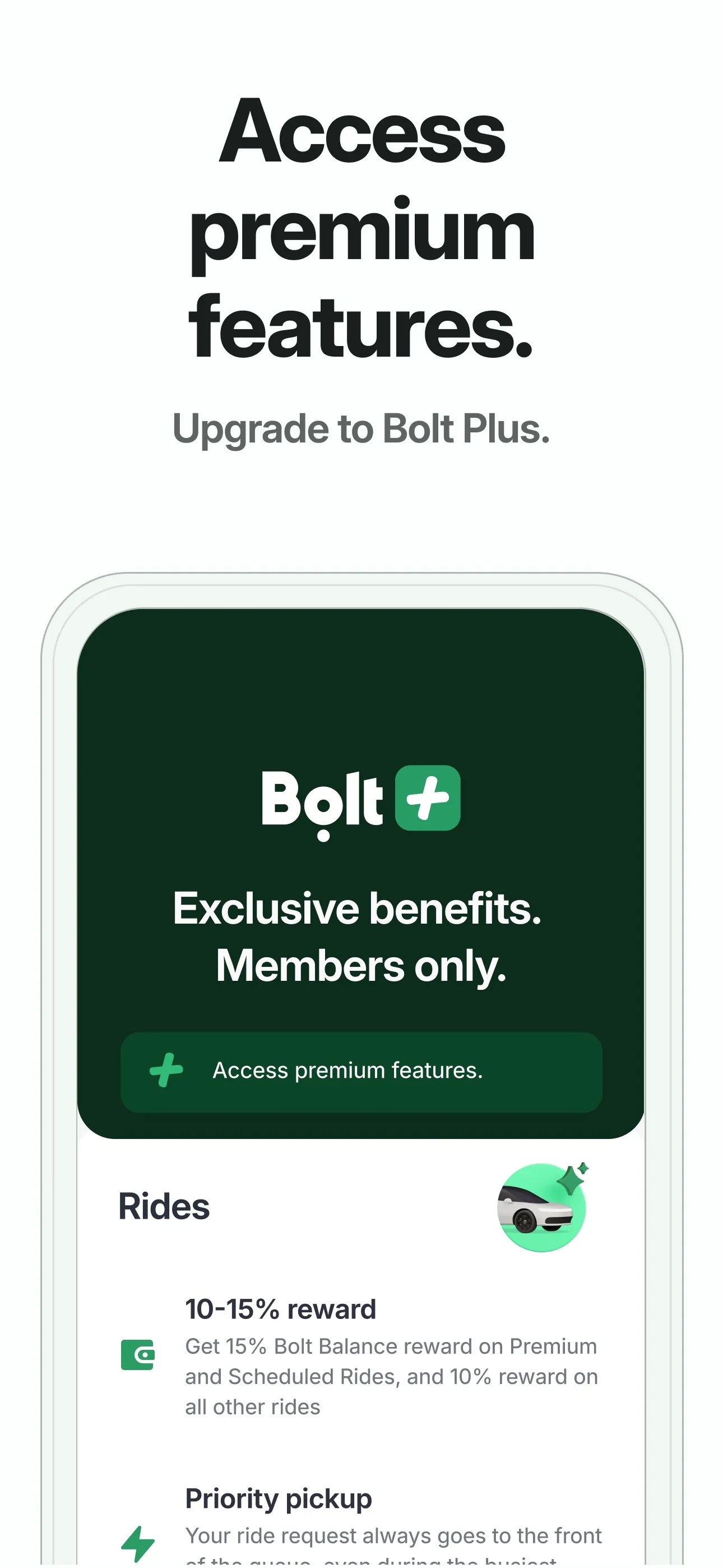 Bolt: Request a Ride iphone screenshot 4