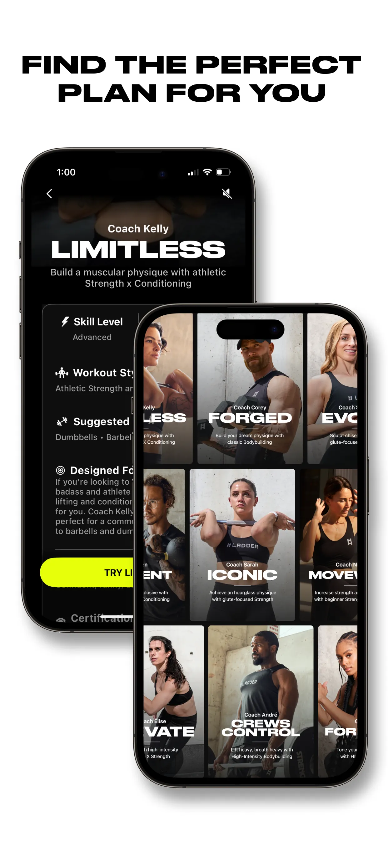 LADDER Strength Training Plans iphone screenshot 4