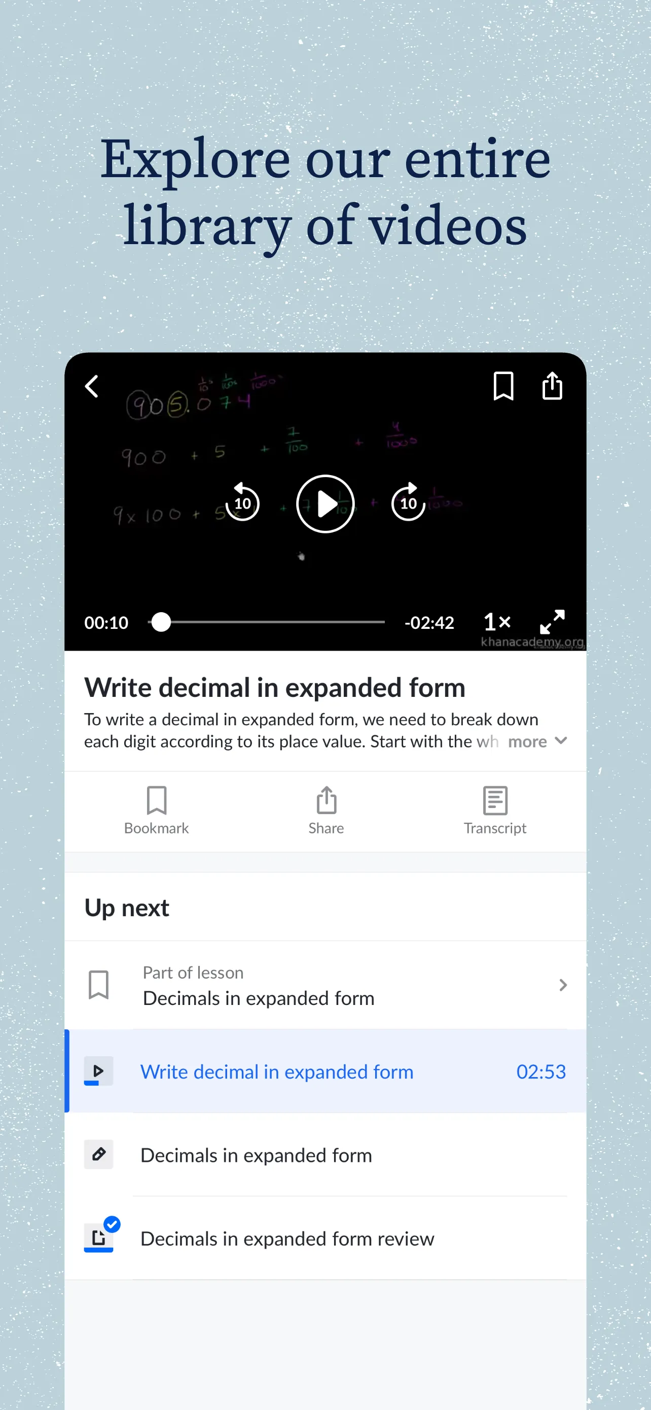 Khan Academy iphone screenshot 5