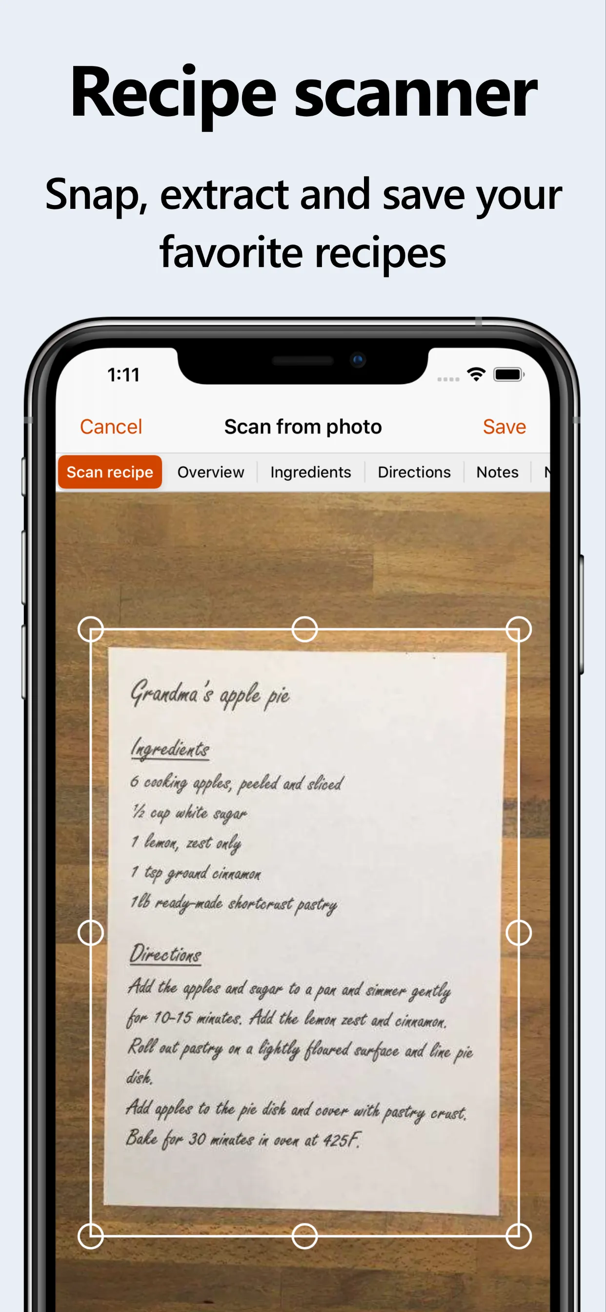 Recipe Keeper iphone screenshot 2