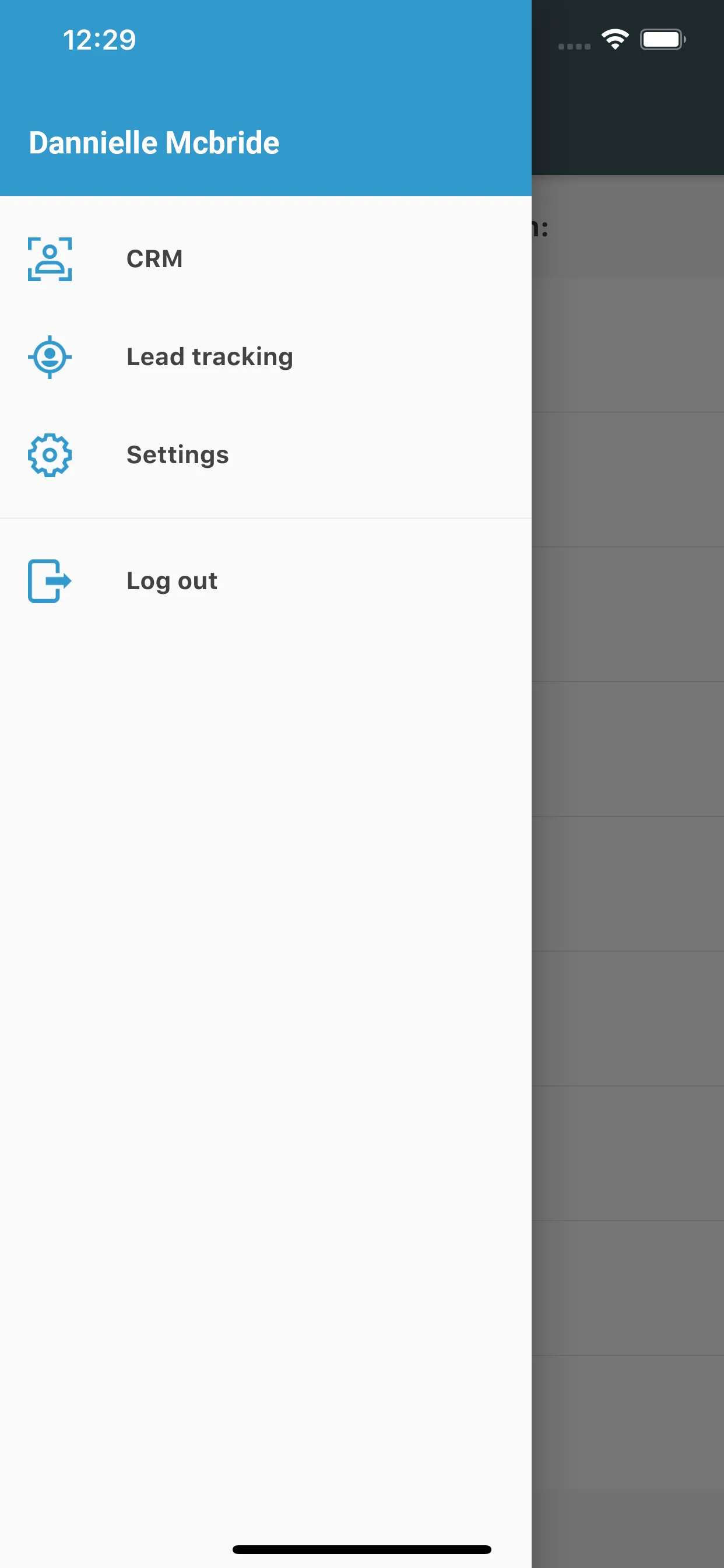 CRM Mobile by SeoSamba iphone screenshot 2