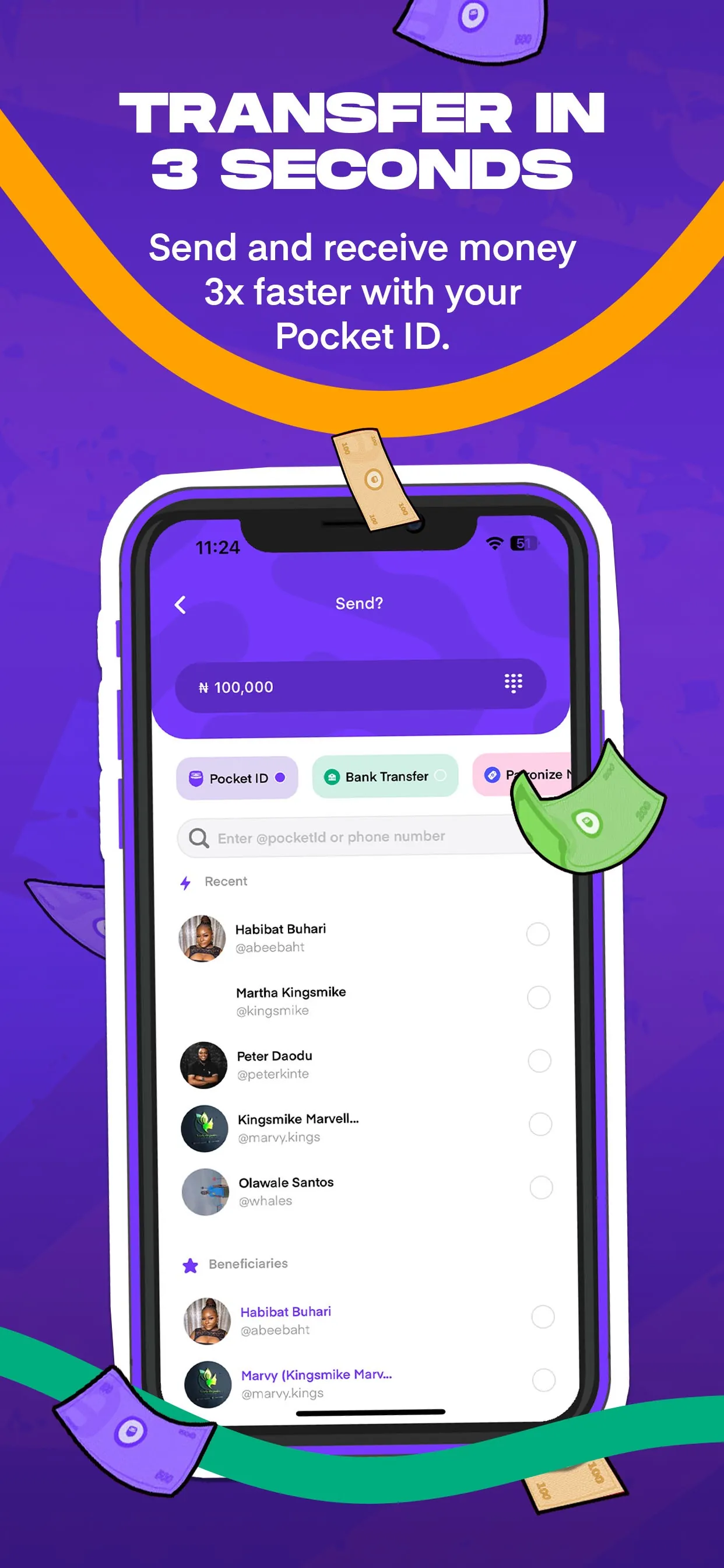 PocketApp: Send & Manage Money iphone screenshot 2