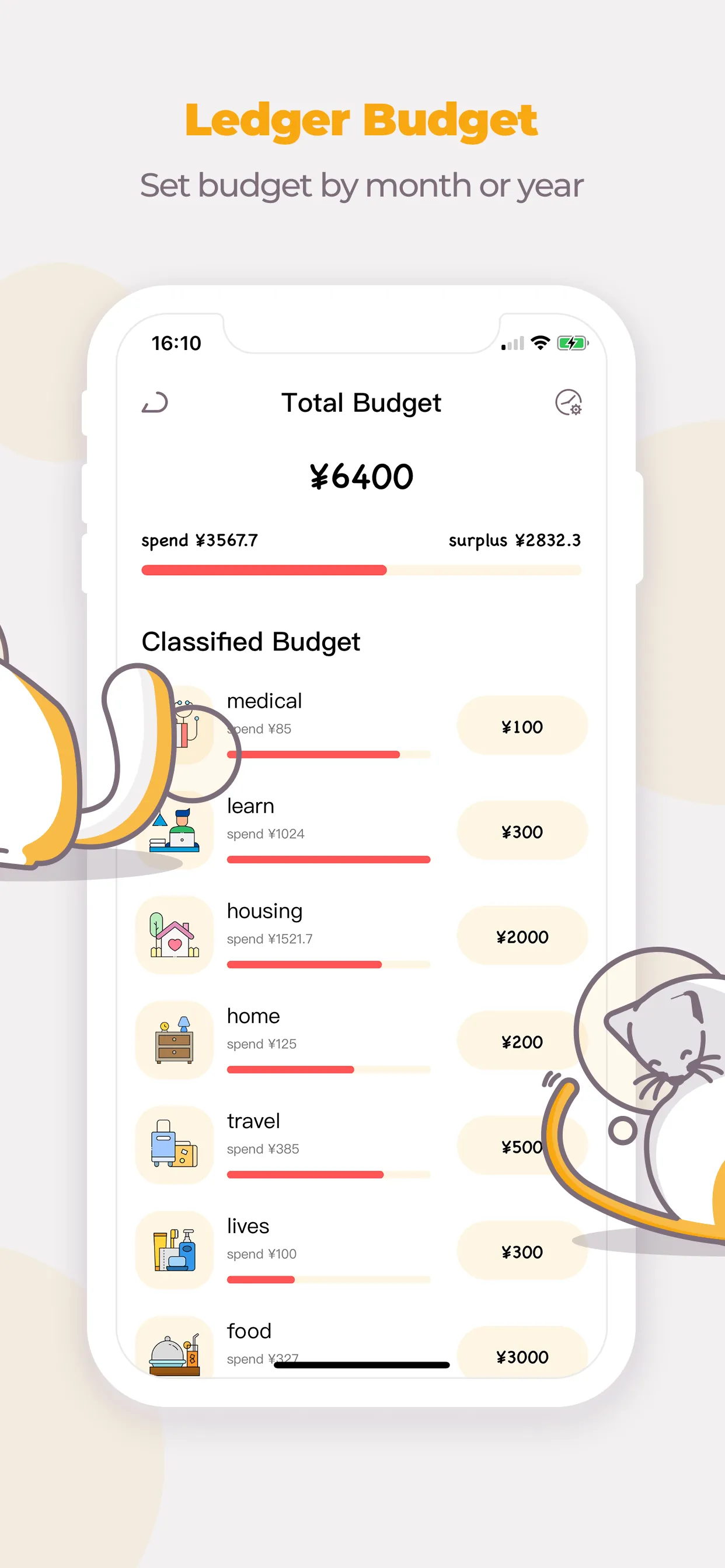 Money Cats - Bookkeeping Cost iphone screenshot 9